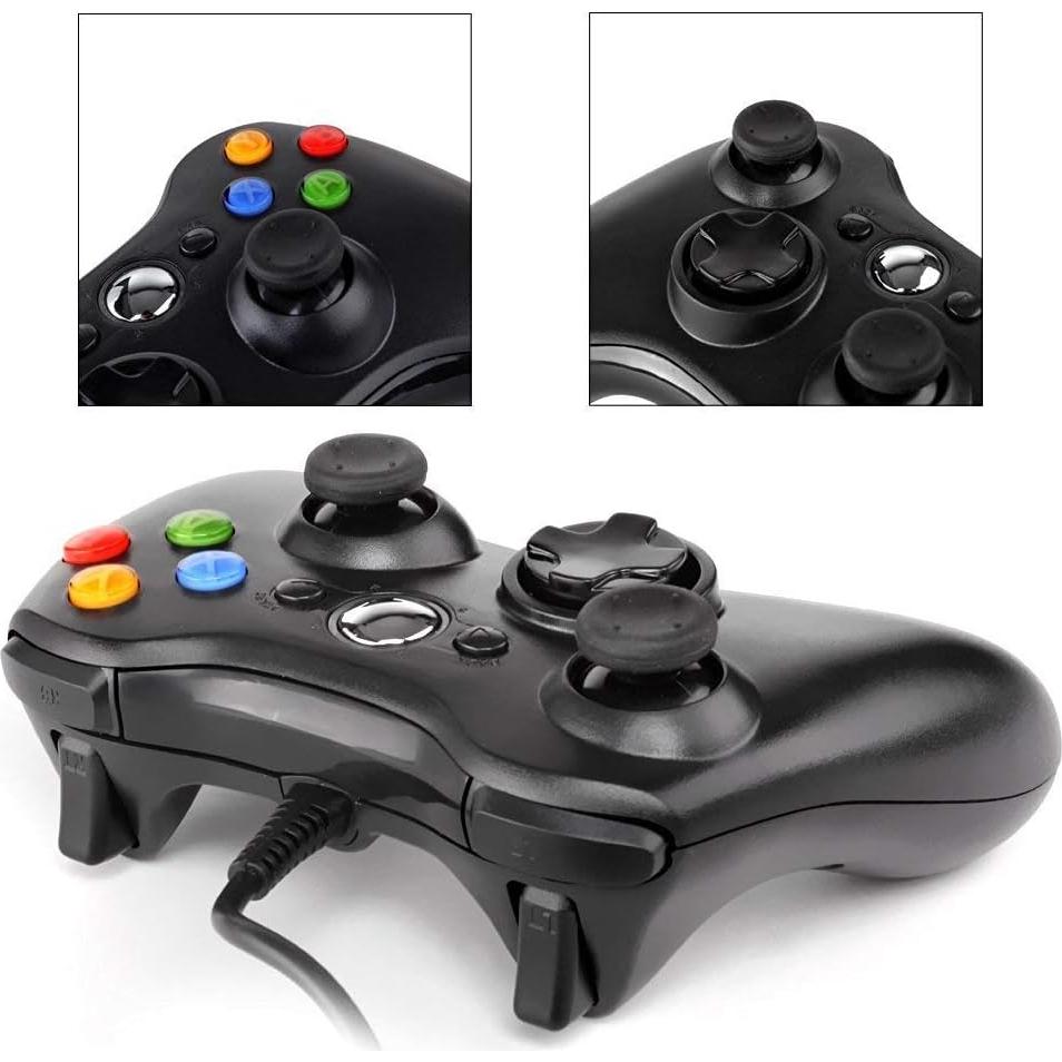 Controlador USB Epic Story para Xbox 360 y PC con cable