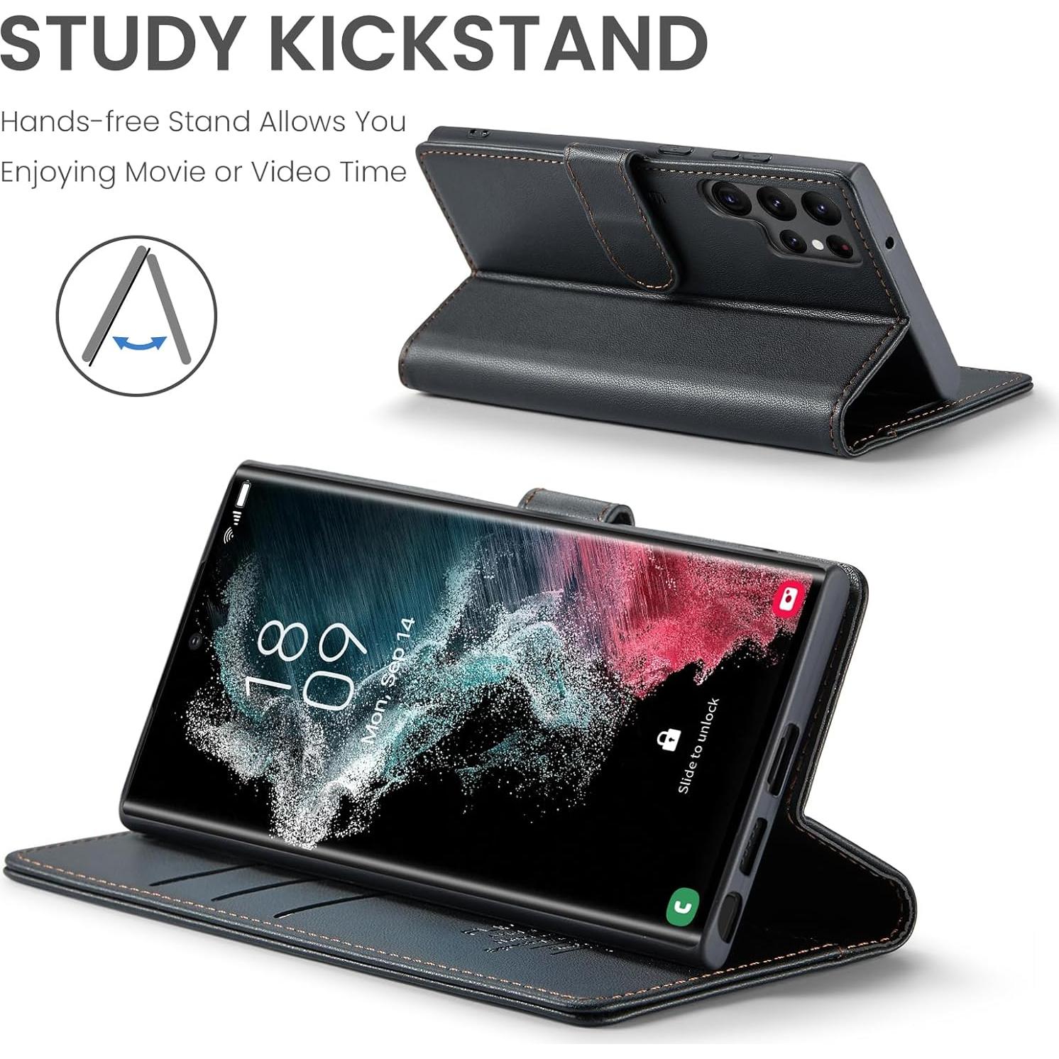 Funda Plegable FLIPALM para Samsung S22 Ultra con RFID