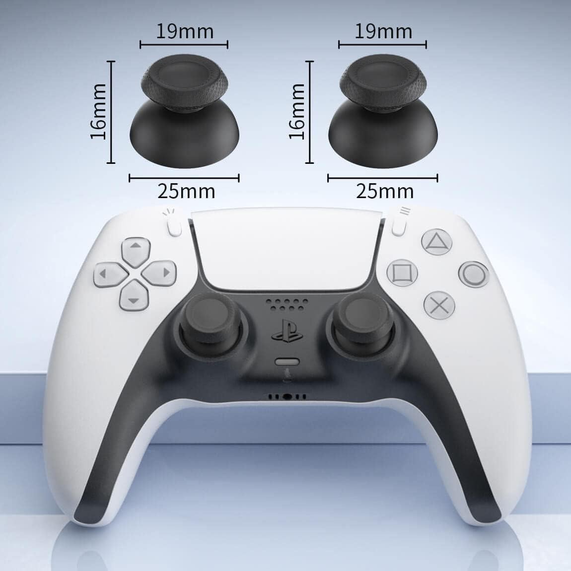 Thumbsticks Reemplazo Aukuoy para Controlador PS5 Negro