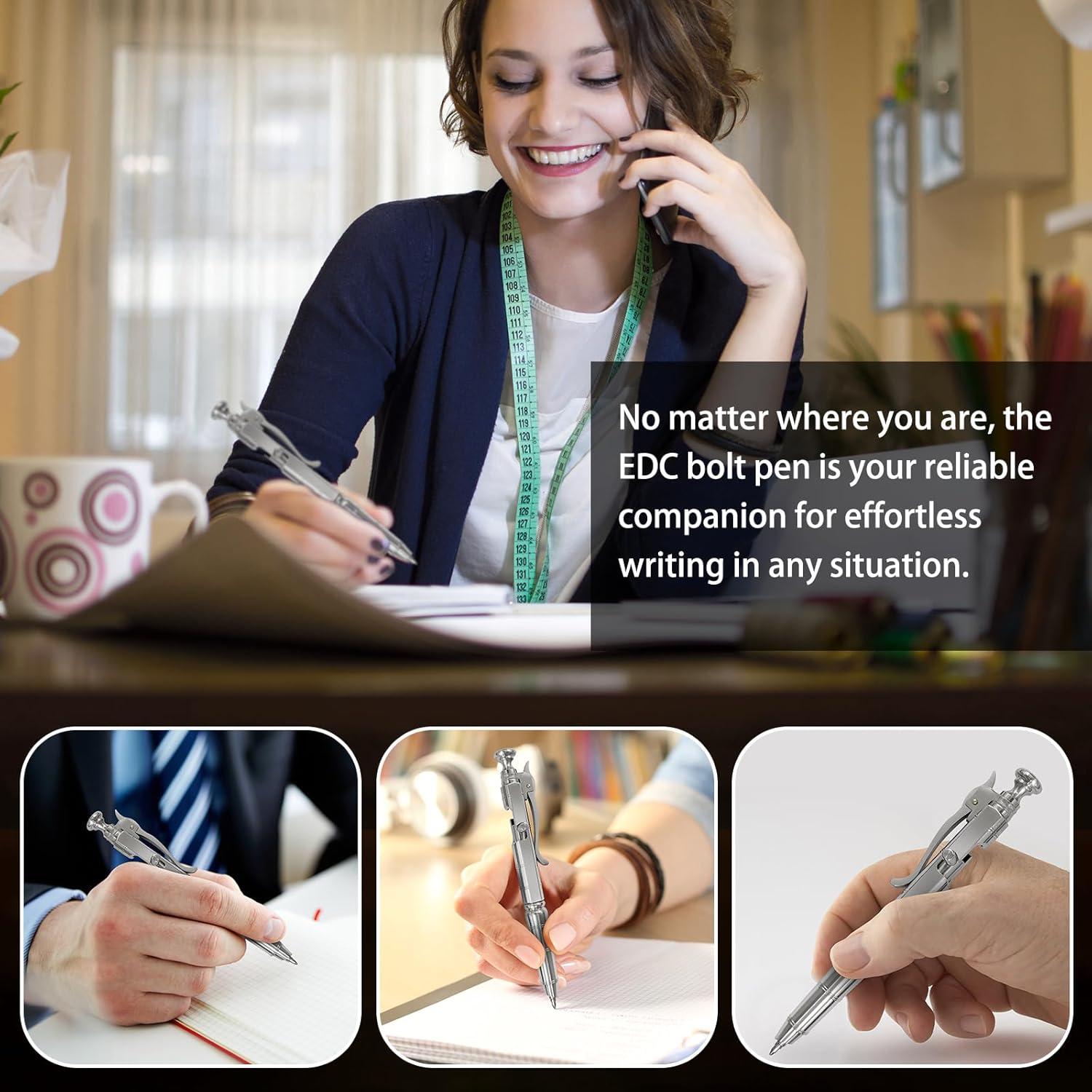 Bolígrafo Dr. Metalleung Retráctil Acero Inoxidable 14.22 cm