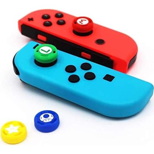 Cubierta de Silicona para Joystick Joy-Con Nintendo Switch 4 Pzas