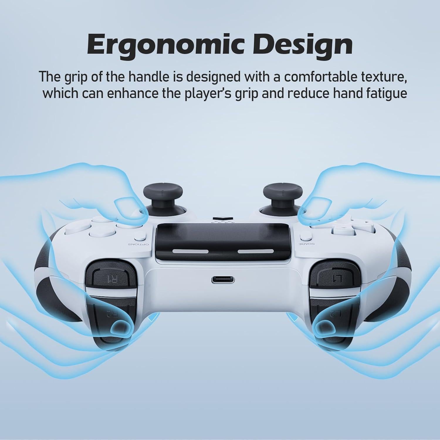 Controlador Inalámbrico CHEREEKI PS4 Bluetooth 6 Ejes Turbo