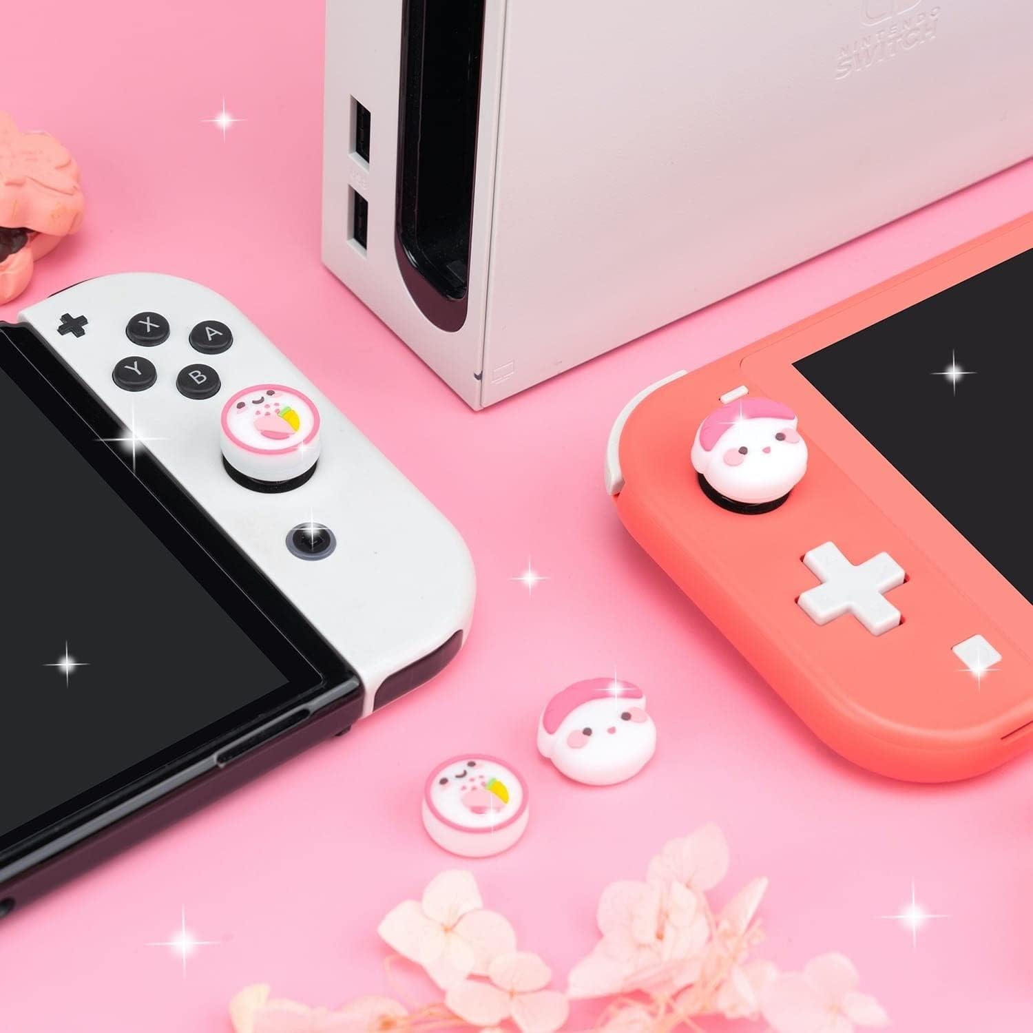 Agarres de Pulgar Sushi BelugaDesign para Nintendo Switch