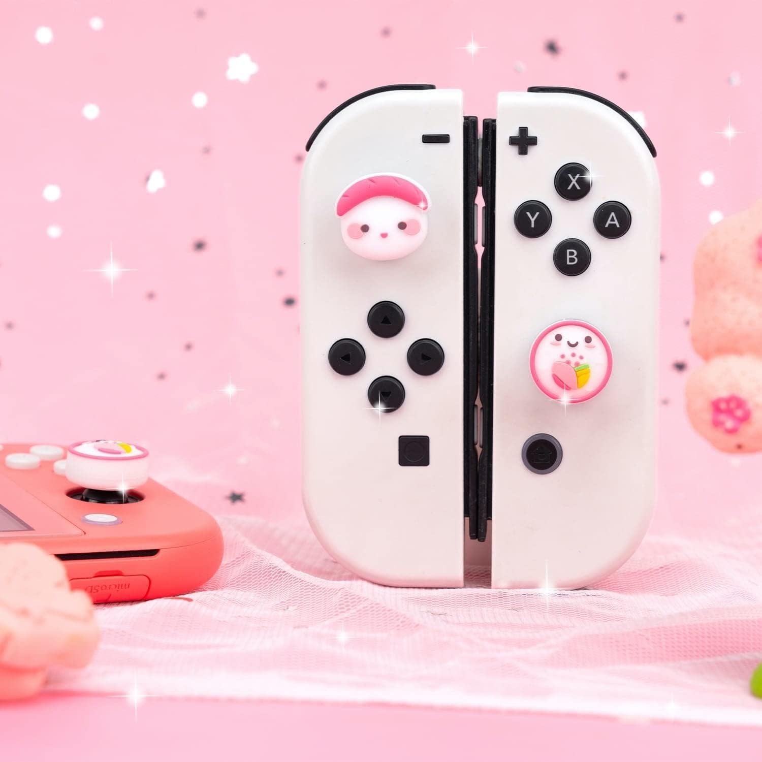 Agarres de Pulgar Sushi BelugaDesign para Nintendo Switch