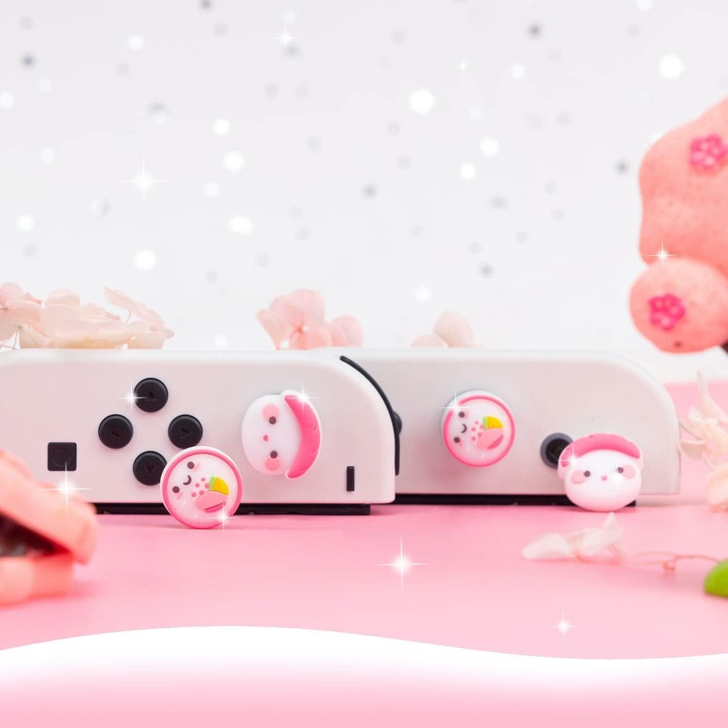 Agarres de Pulgar Sushi BelugaDesign para Nintendo Switch