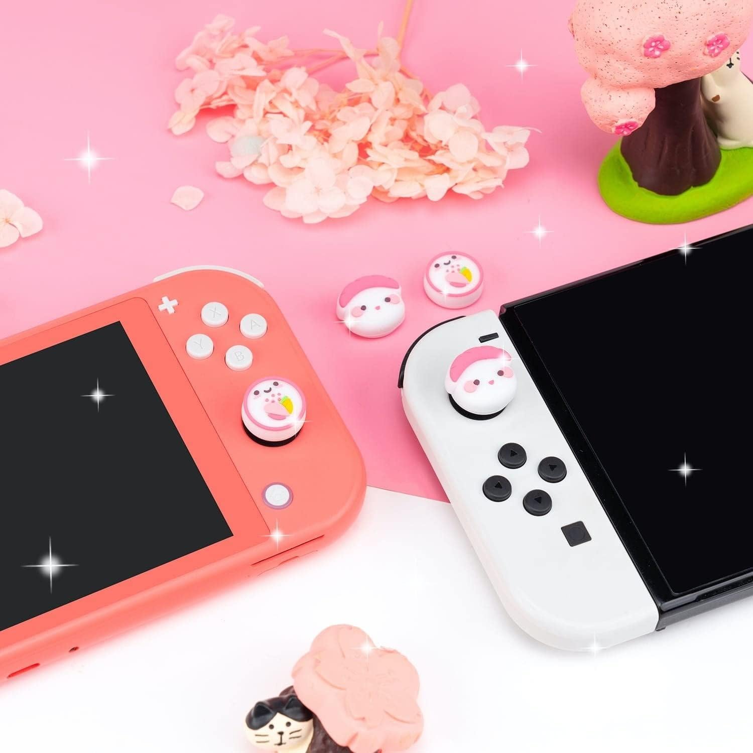 Agarres de Pulgar Sushi BelugaDesign para Nintendo Switch