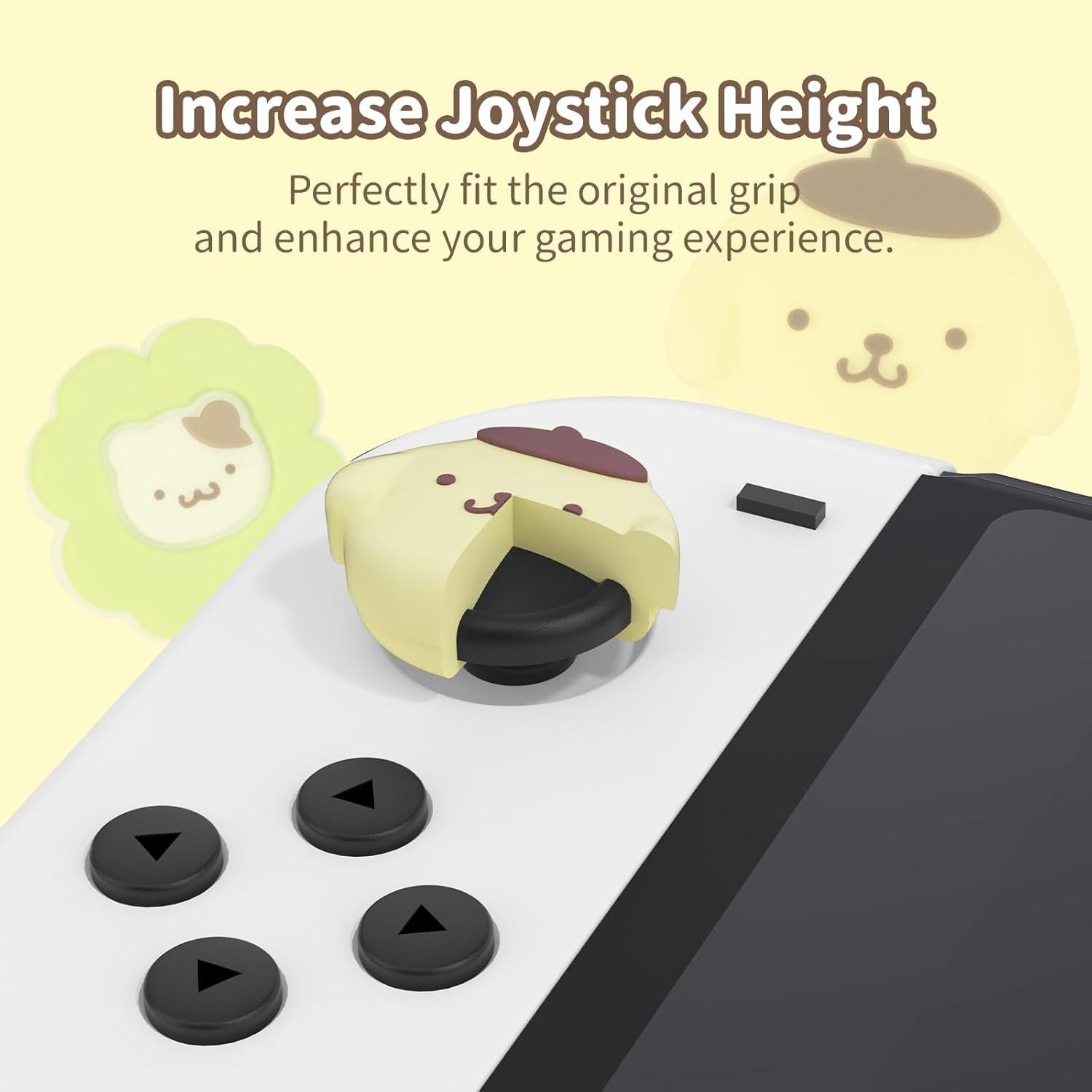 Tapas de Agarre Joycon WISHAVEN para Nintendo Switch 4PCS