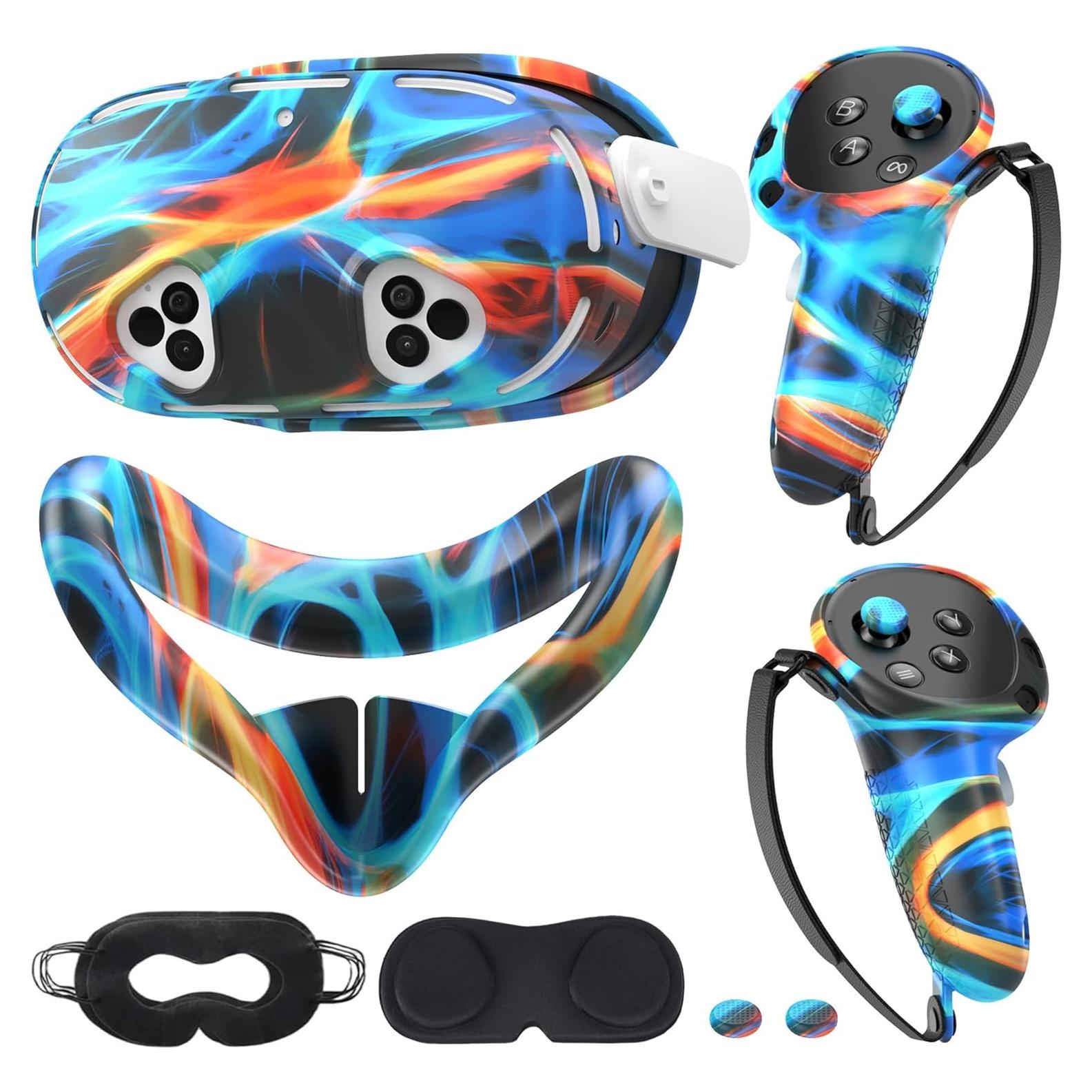 Accesorios Meta Quest 3S KANG YU - Cubiertas de Silicona