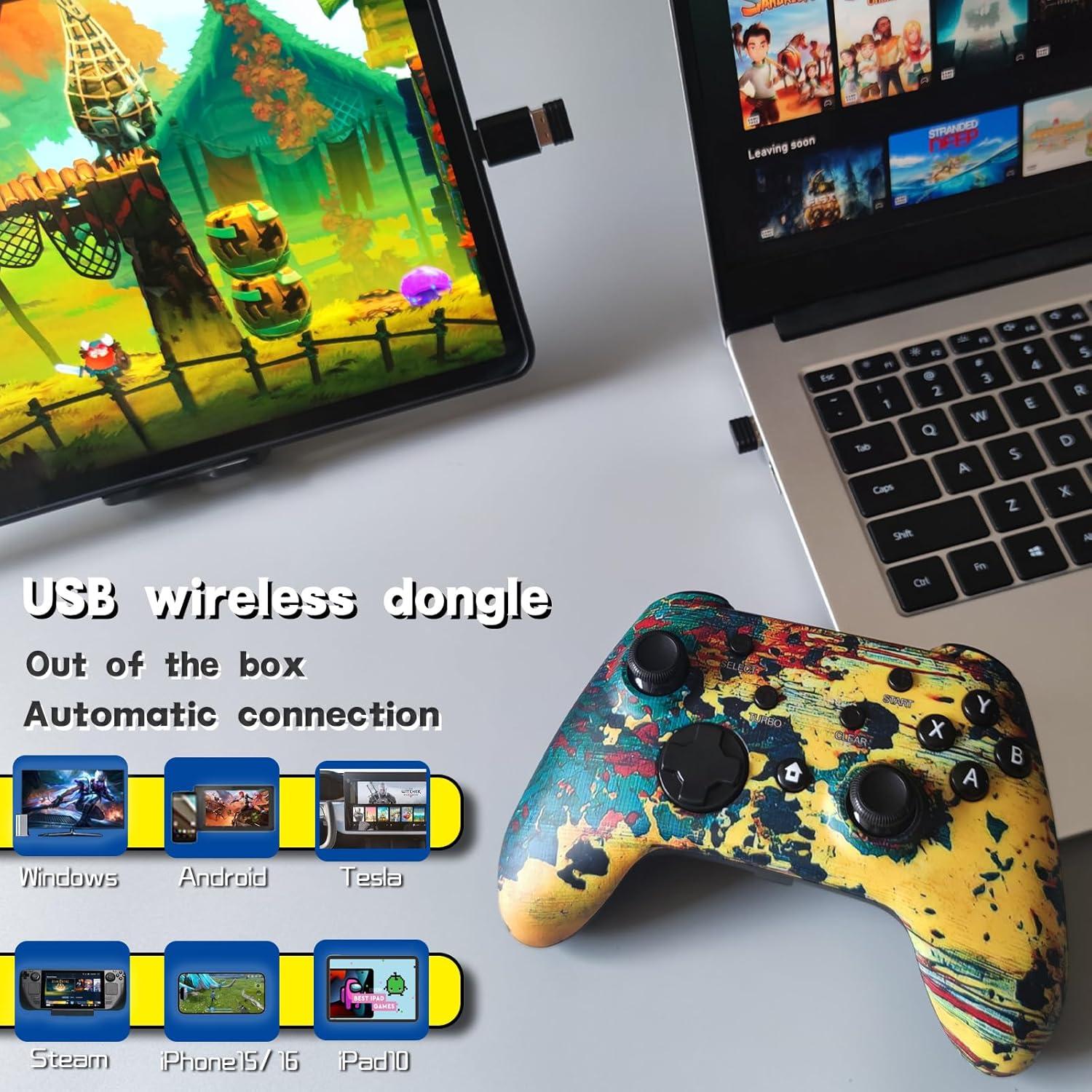 Controlador Inalámbrico WZUICOV para Múltiples Dispositivos