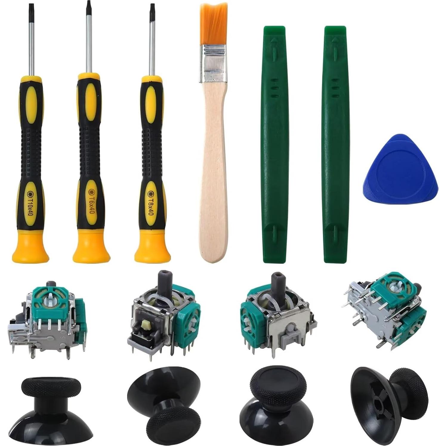 4 Tapas y Joysticks de Reemplazo USonline911 para Xbox One S/X