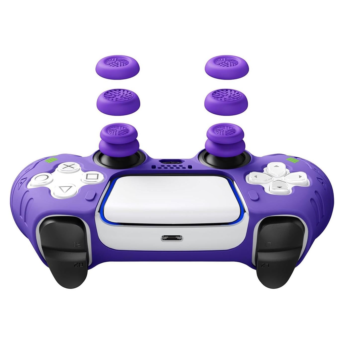 Empuñaduras de Silicona JEMDO para Joysticks PS5/PS4/Switch Pro - 6 Piezas