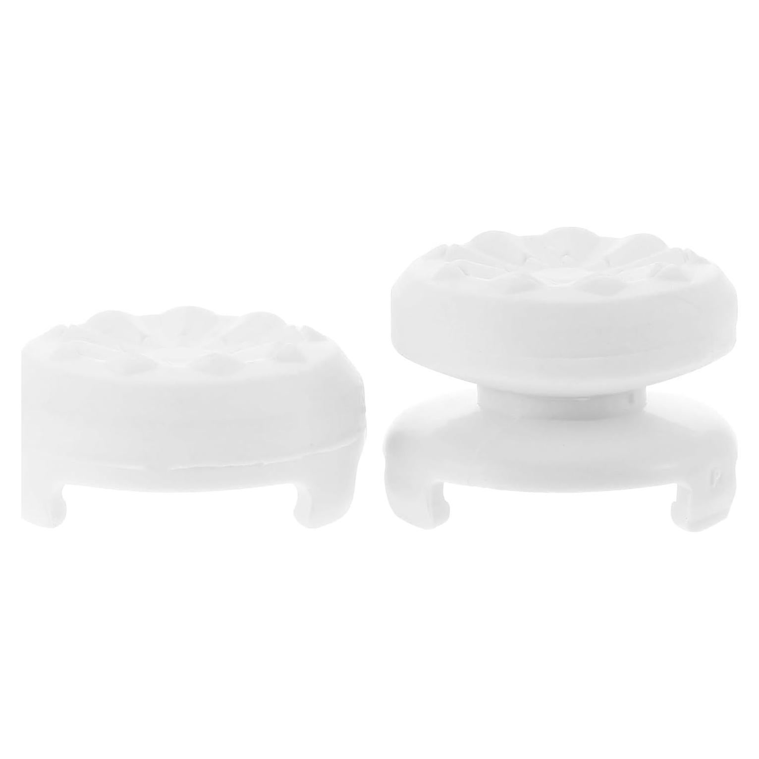 Cubiertas de Joystick HOMSFOU 2 Piezas Silicona Blanca