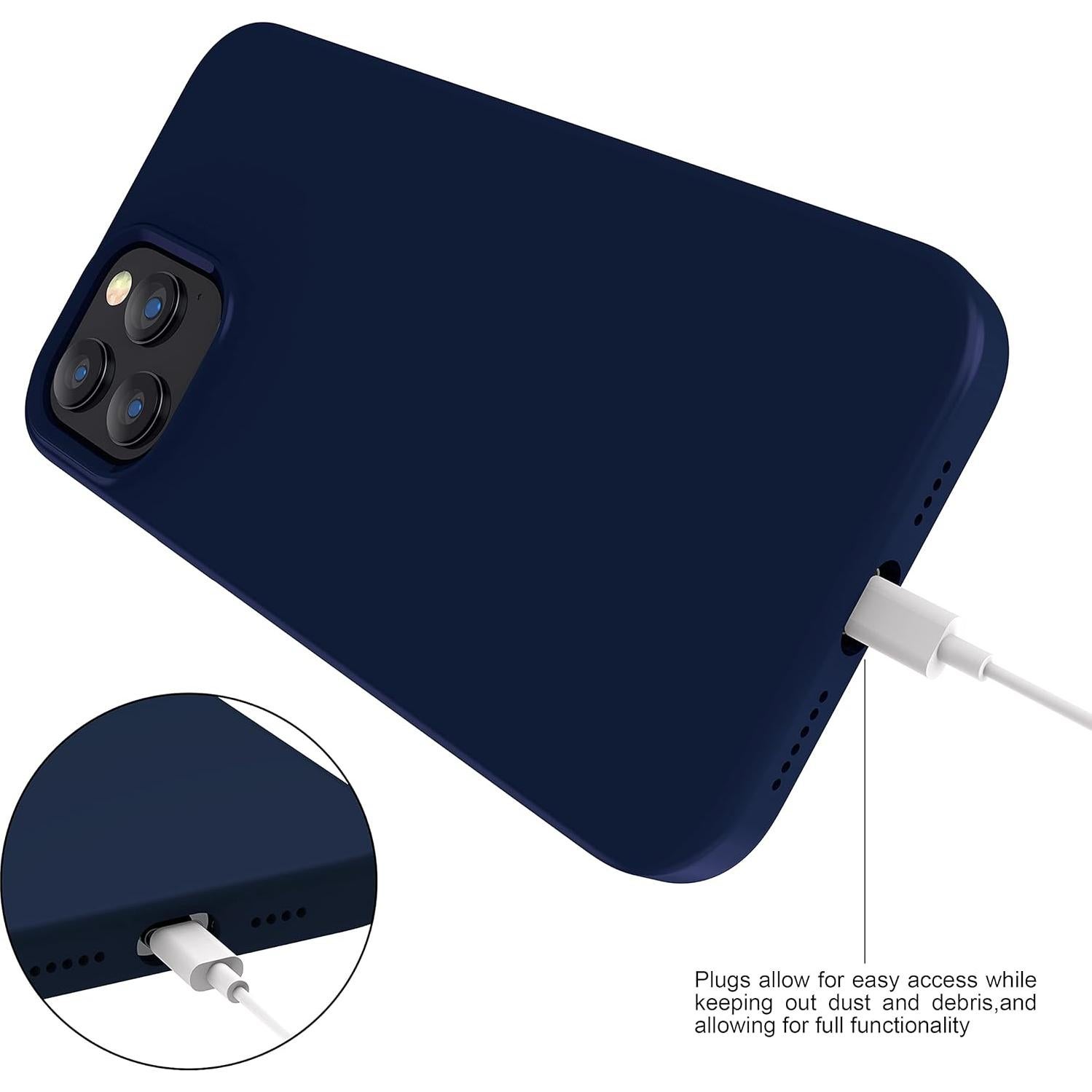 Funda MXX para iPhone 12 Pro Max - Silicona Azul Marino