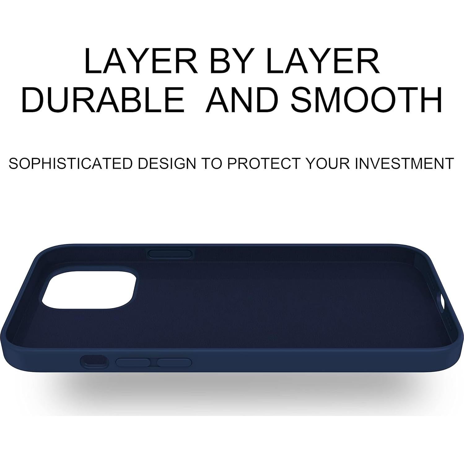 Funda MXX para iPhone 12 Pro Max - Silicona Azul Marino