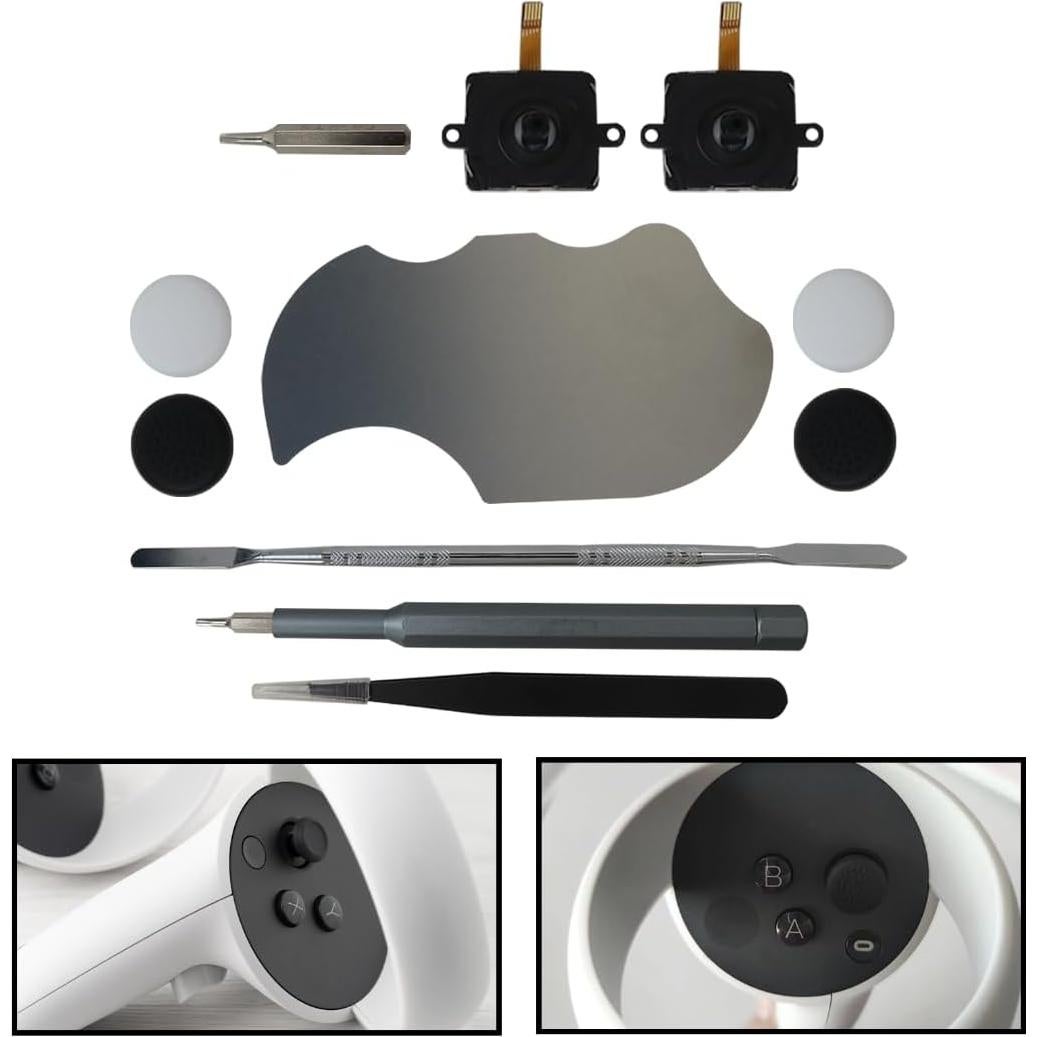 Kit Reemplazo Joystick Meta Quest 2 + Destornilladores T5