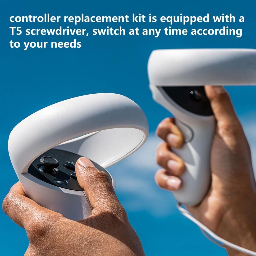 Kit Reemplazo Joystick Meta Quest 2 + Destornilladores T5