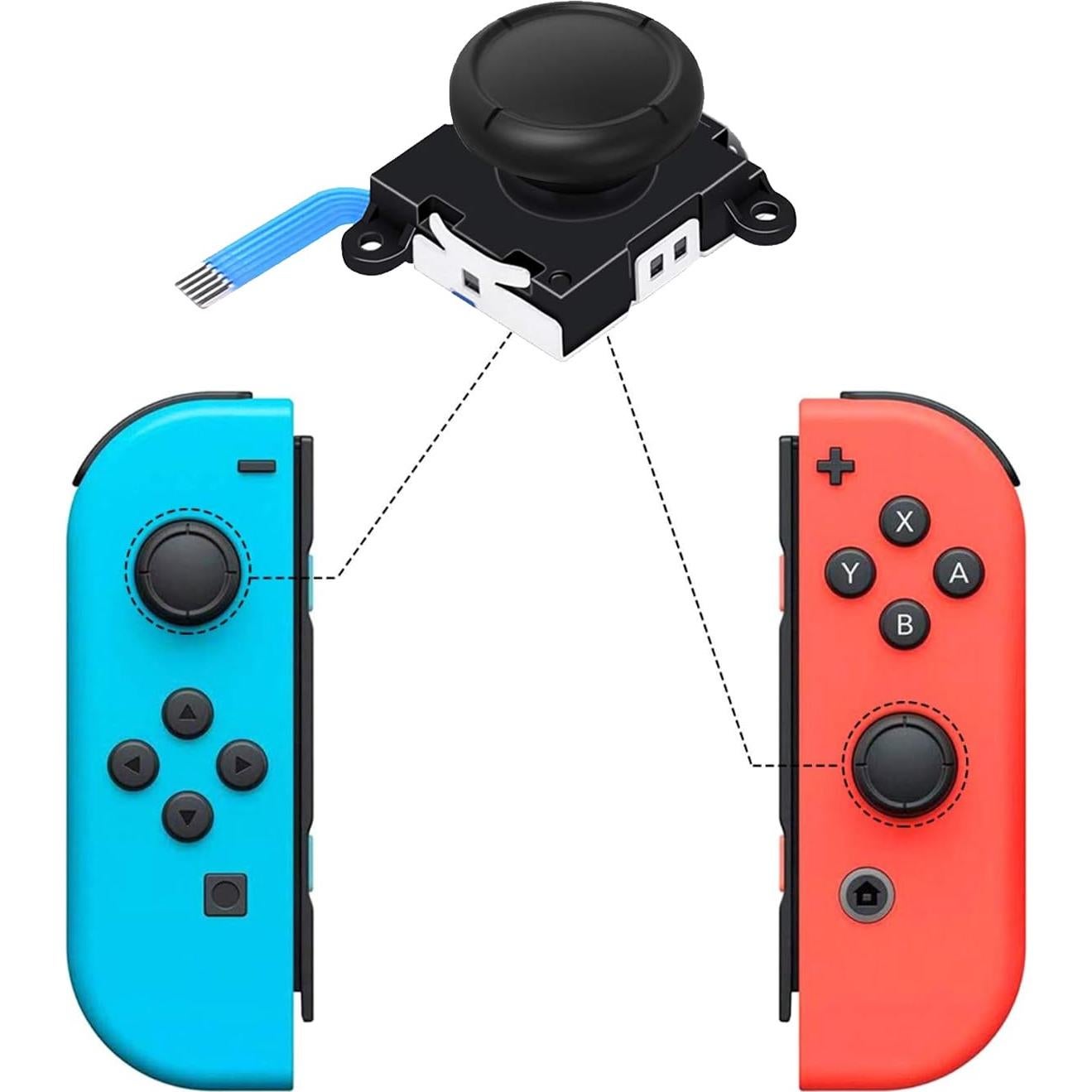 Reemplazo Joystick Nintendo Switch Lite COMZPLIFE con Herramientas