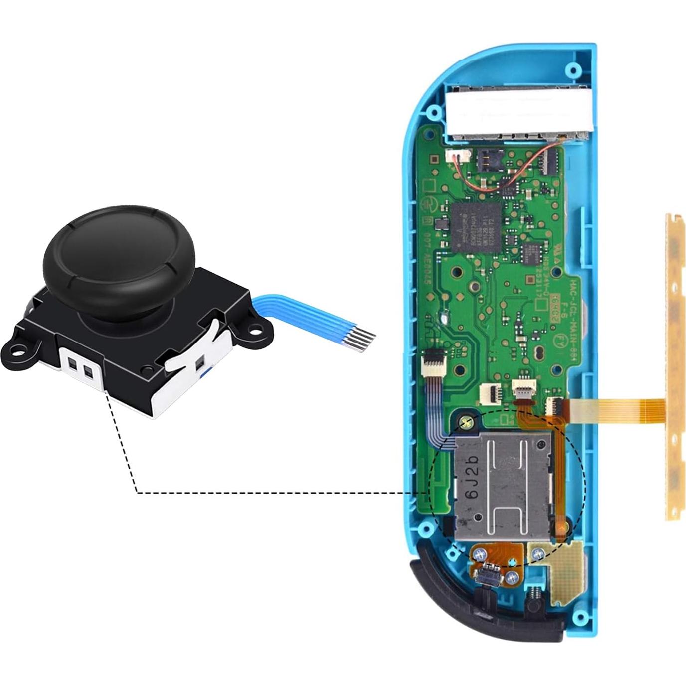 Reemplazo Joystick Nintendo Switch Lite COMZPLIFE con Herramientas