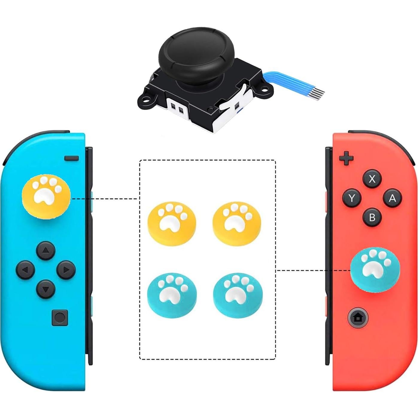 Reemplazo Joystick Nintendo Switch Lite COMZPLIFE con Herramientas