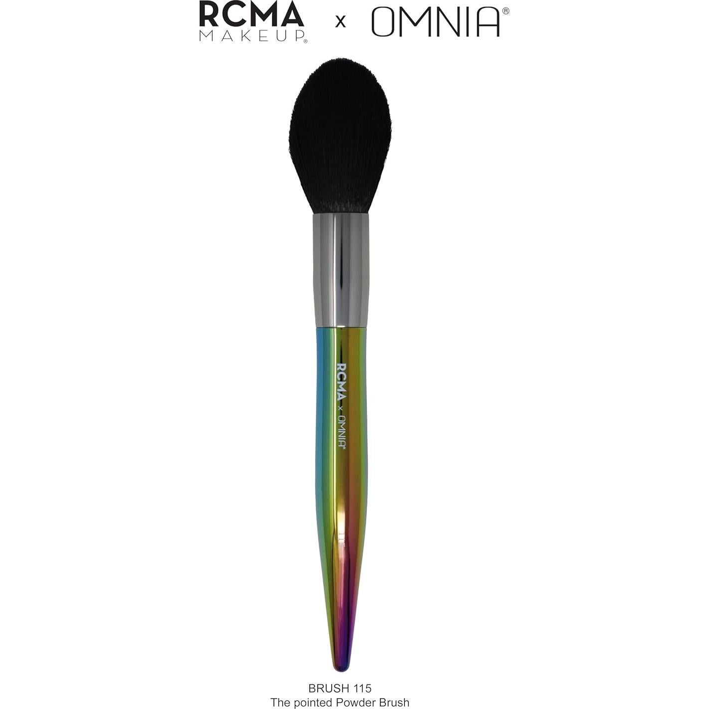 Set de Brochas de Maquillaje RCMA 5pc Fibra Sintética Premium