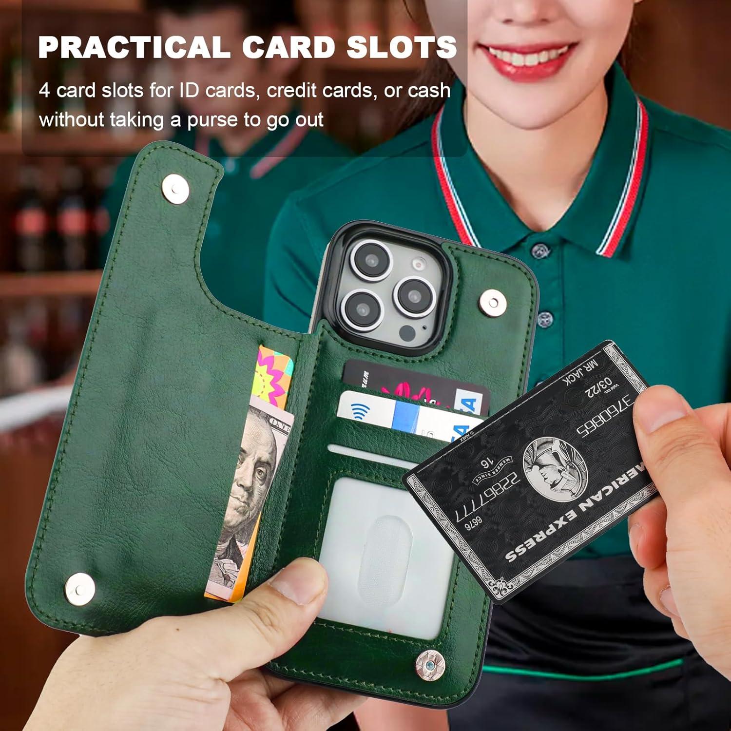 Funda ONETOP para iPhone 16 Pro Max con soporte y RFID