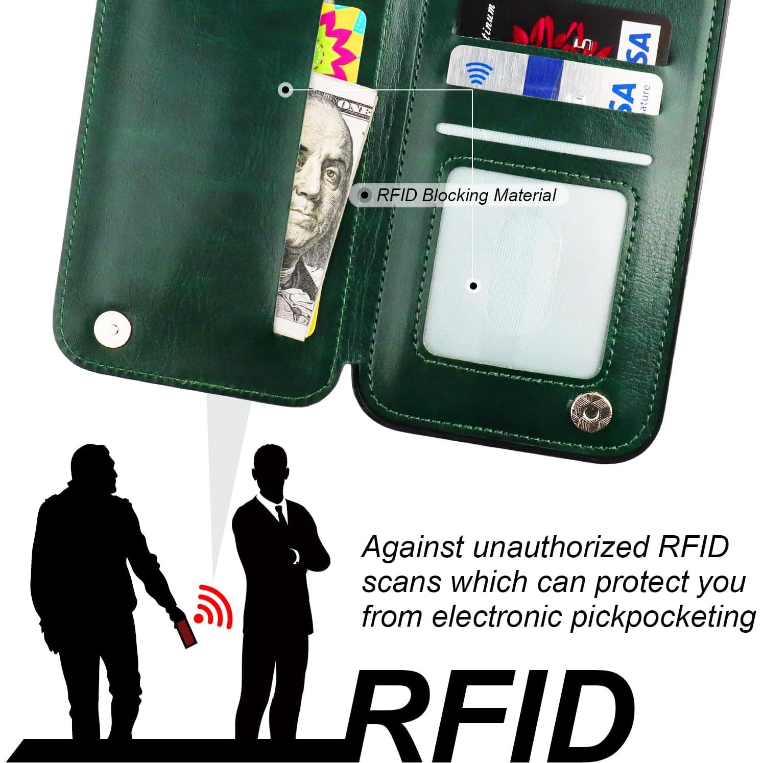 Funda ONETOP para iPhone 16 Pro Max con soporte y RFID