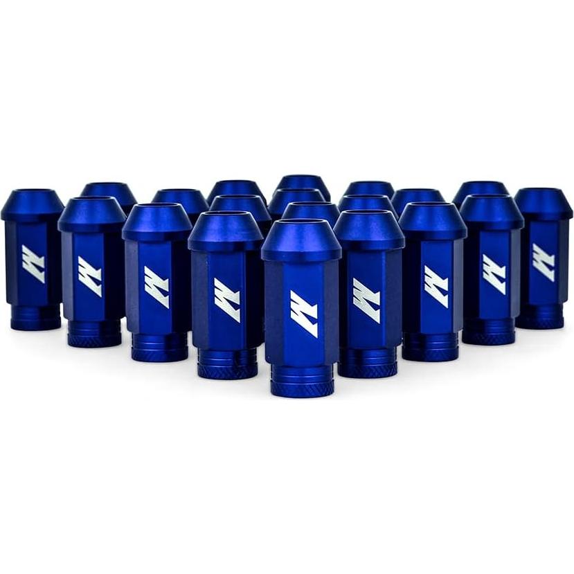 Tuercas de bloqueo aluminio Mishimoto M12x1.25, 20 piezas azul
