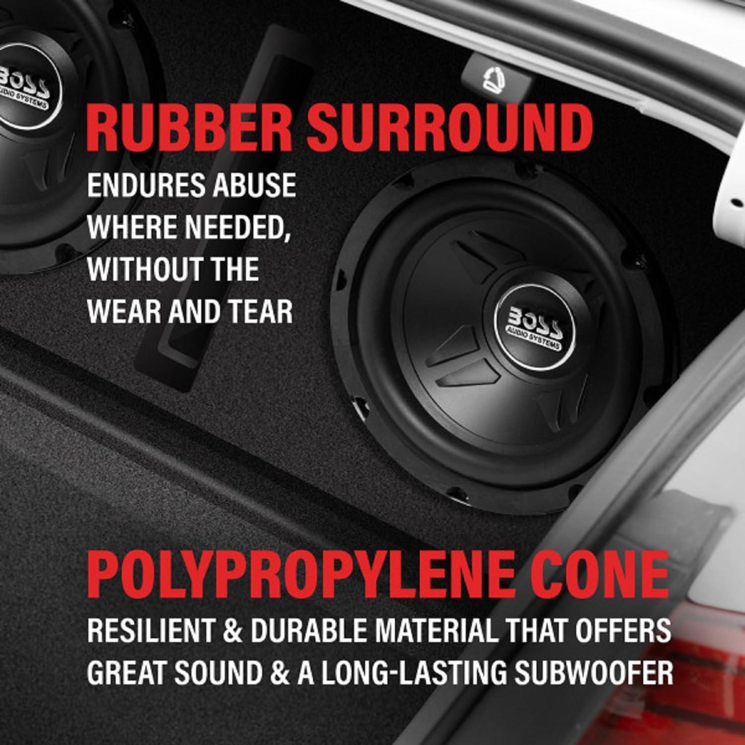 Subwoofer BOSS CXX8 8" 600W Bobina Simple 4 Ohmios