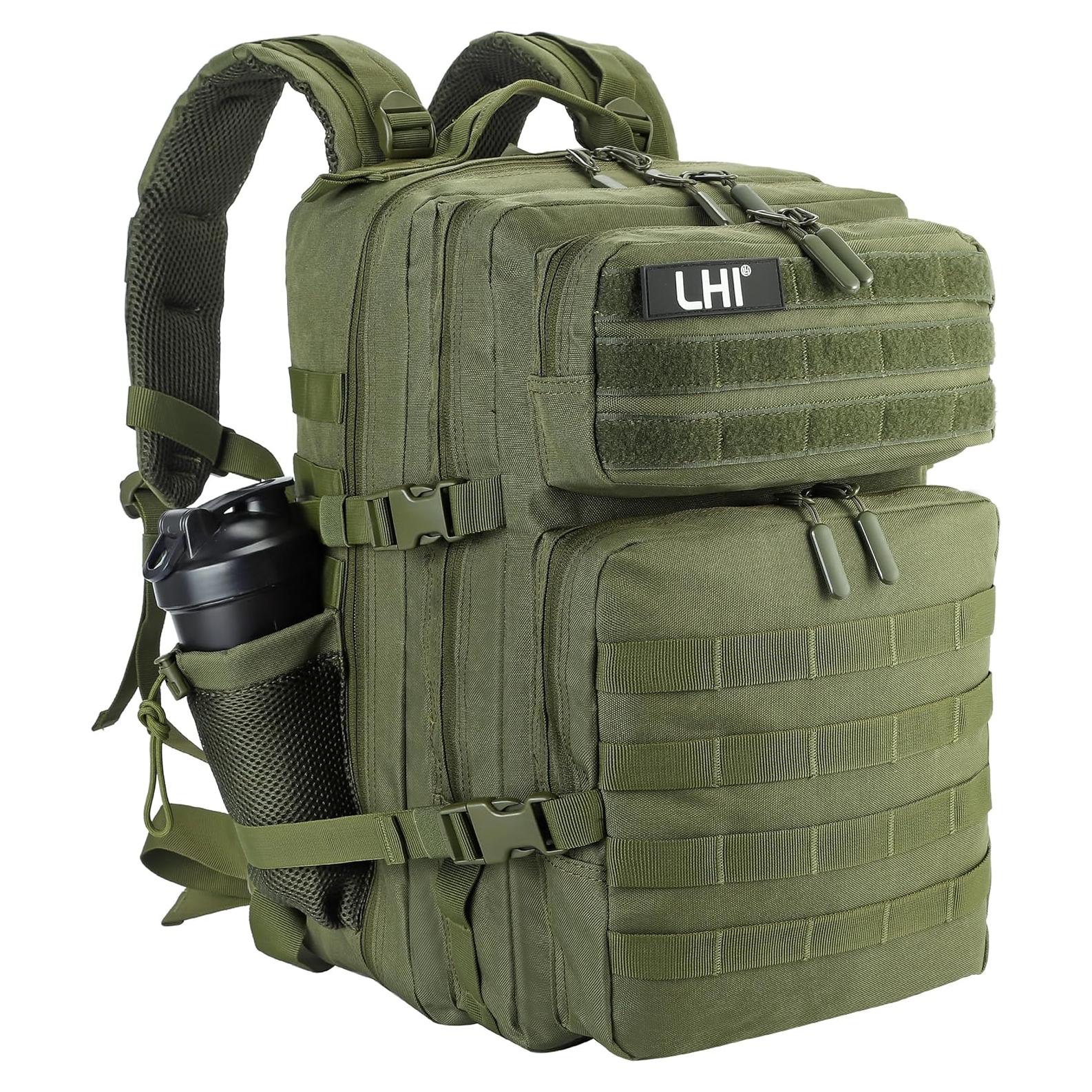 Mochila Táctica Militar LHI 45L para Senderismo y Camping