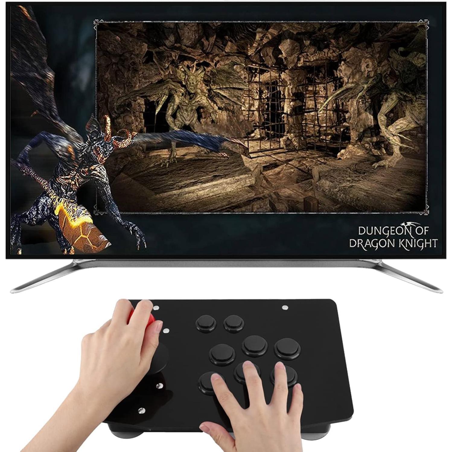 Controlador de Juego Jopwkuin Joystick USB con Ventosa 50mm