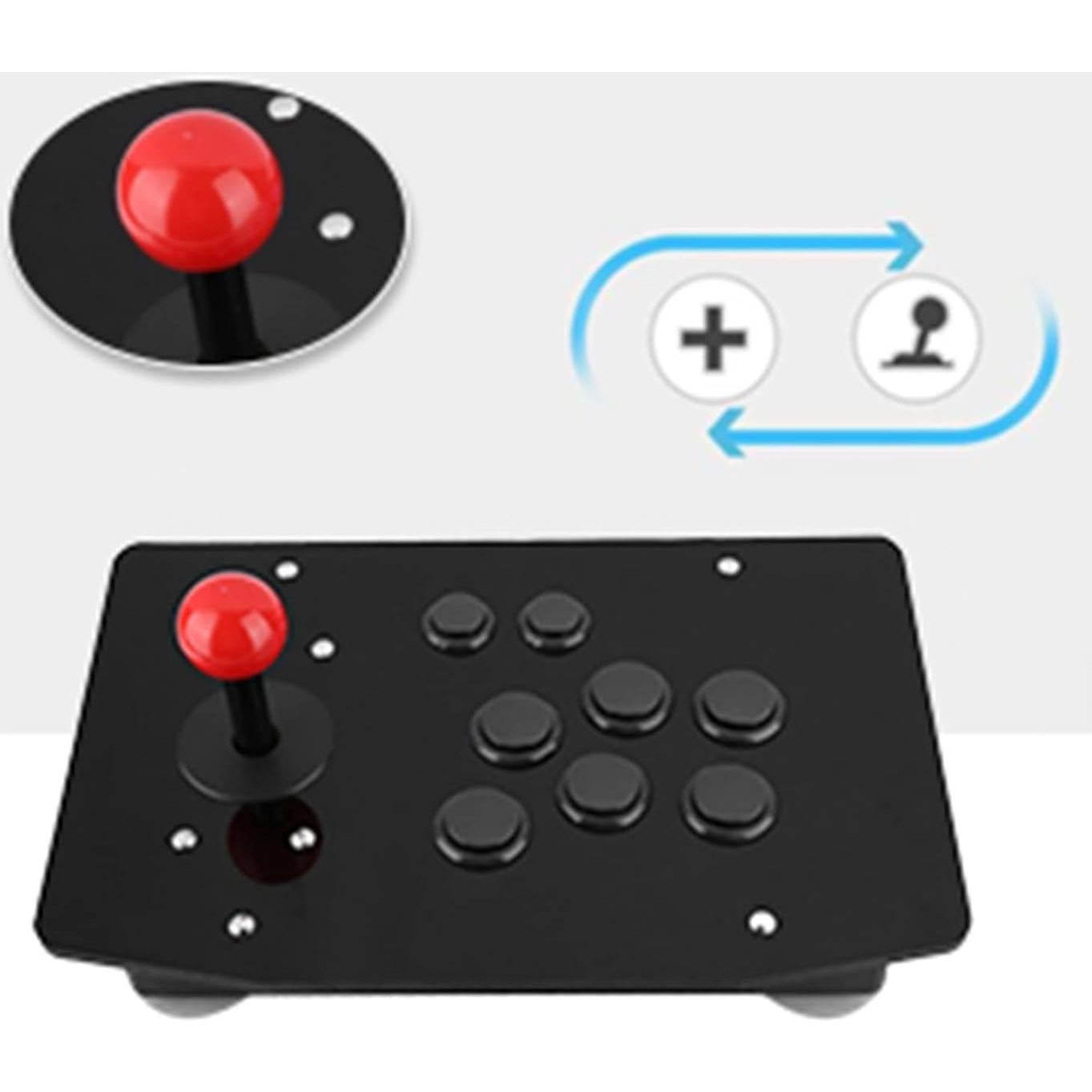 Controlador de Juego Jopwkuin Joystick USB con Ventosa 50mm