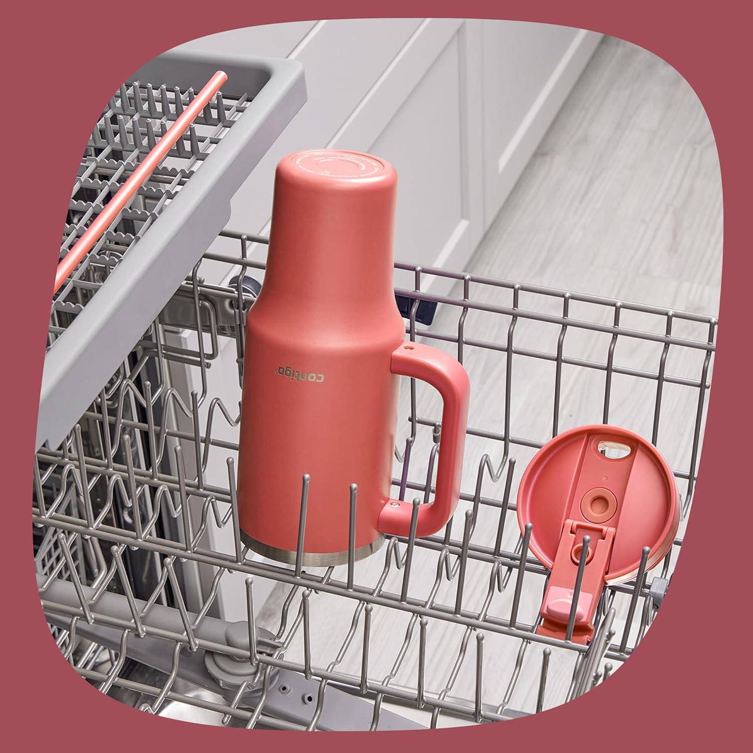 Taza Contigo Streeterville 1.18L Acero Inoxidable Coral