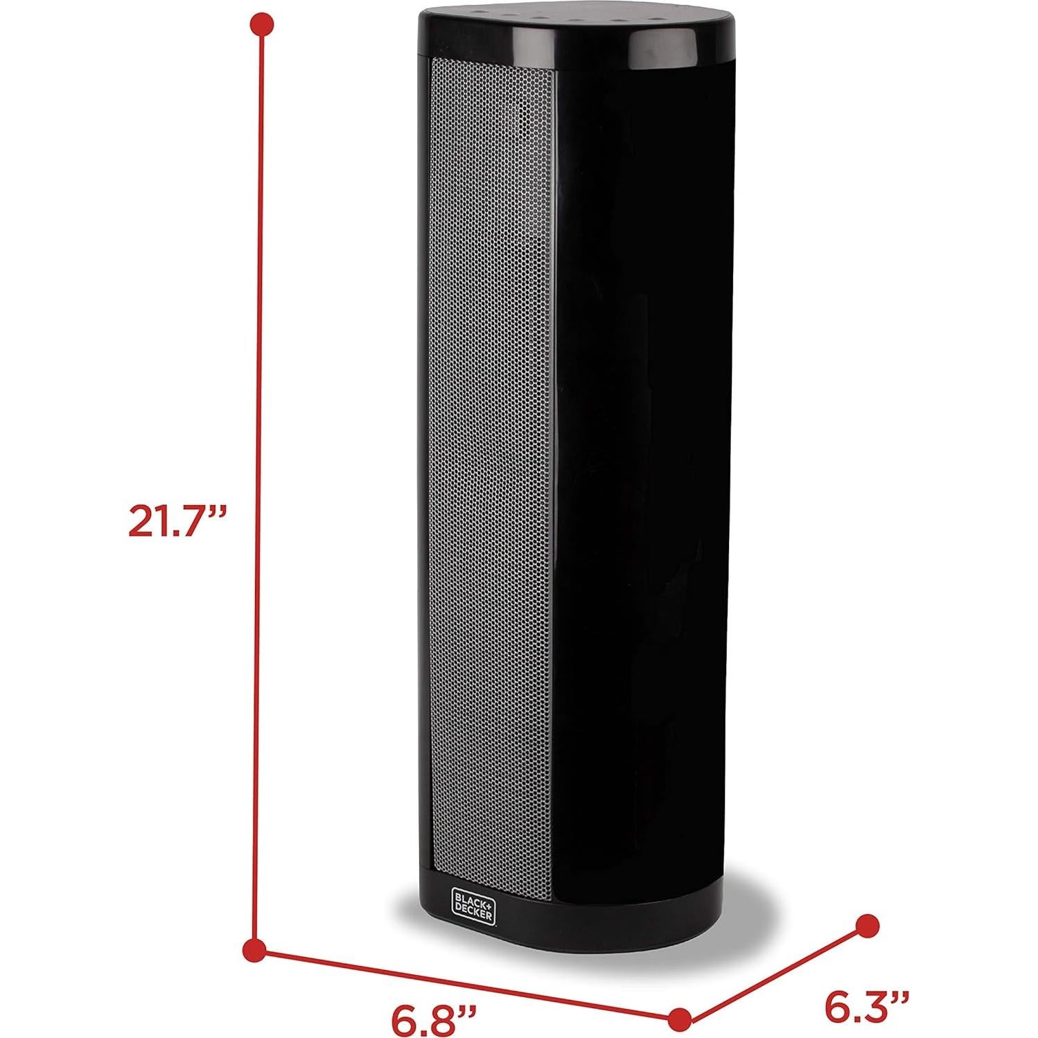 Calentador de Cerámica BLACK+DECKER BHVHC15 Oscilante 1500W