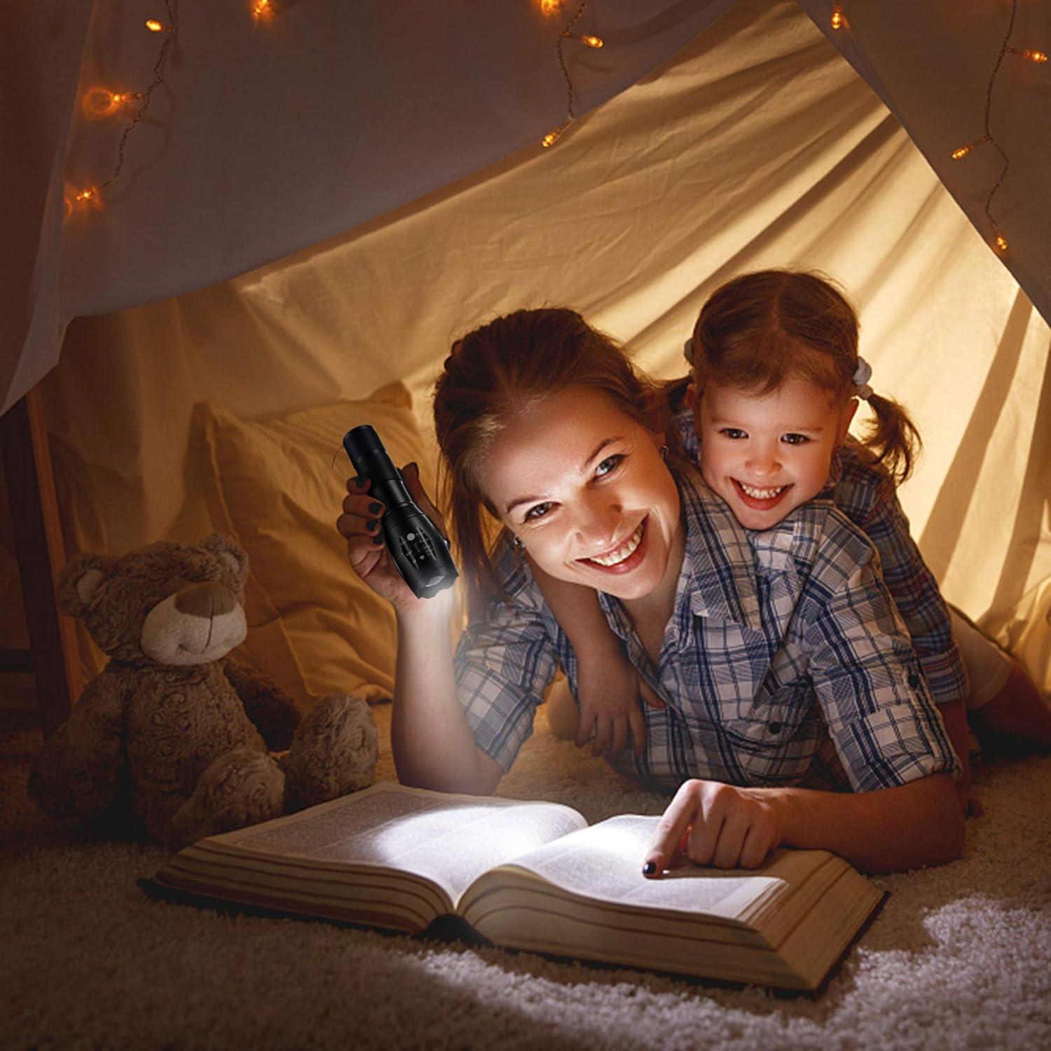 Linternas LED Whaply T6G-1 4 Pack 1000 Lúmenes a Prueba de Agua