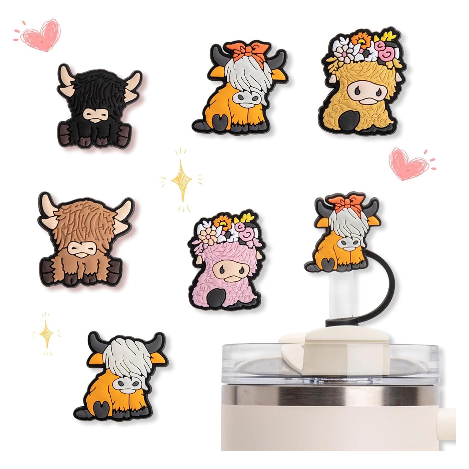 Cubierta de Silicona BCKTW para Pajitas 10mm 6 Piezas