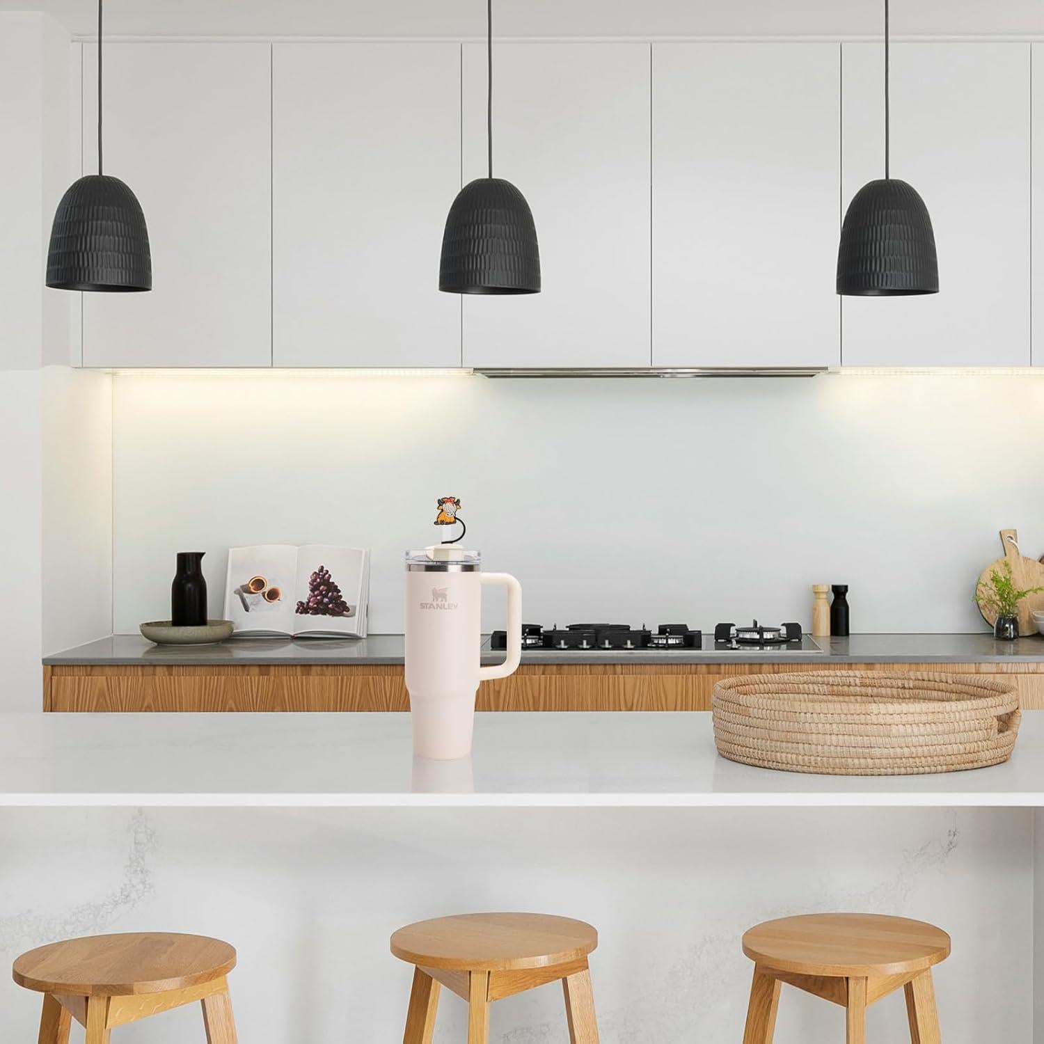 Cubierta de Silicona BCKTW para Pajitas 10mm 6 Piezas