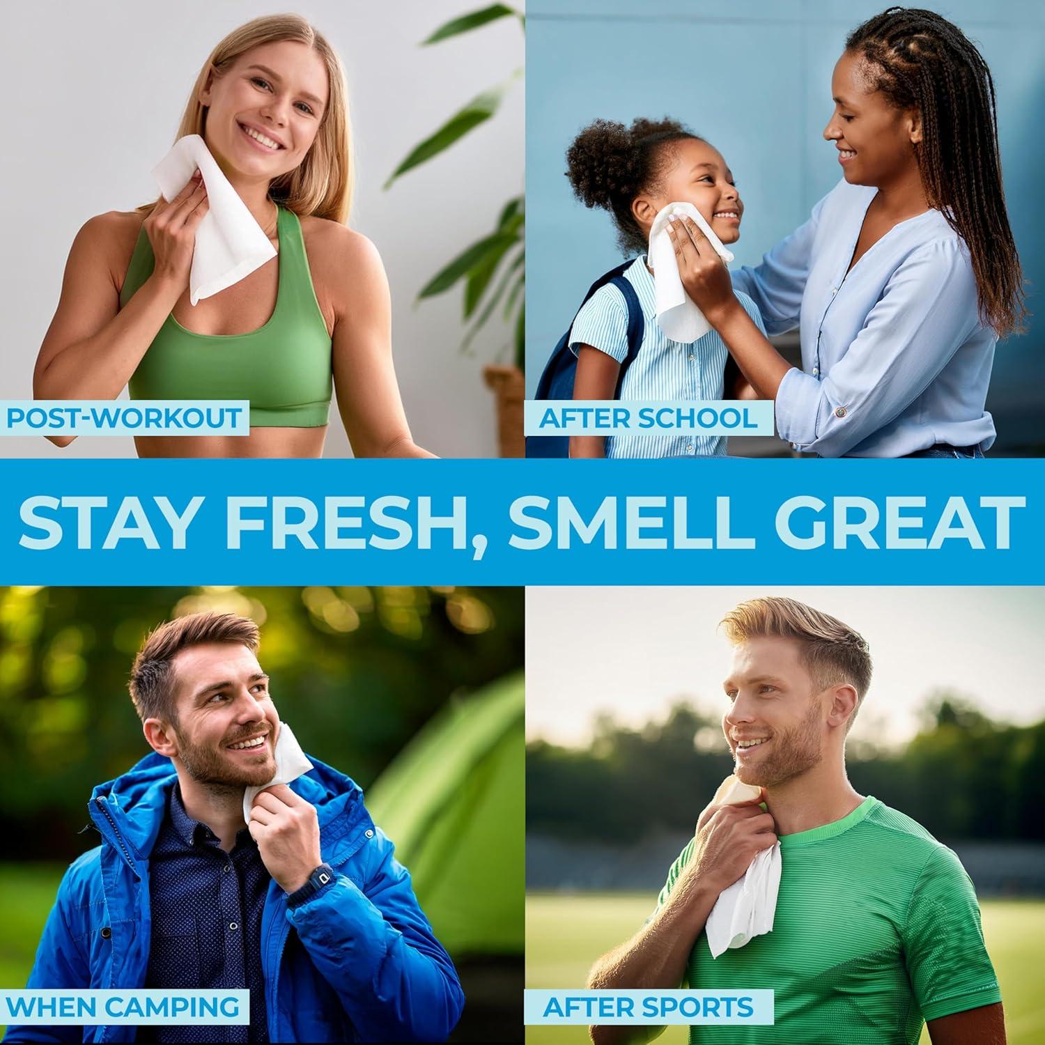 Toallitas Corporales XL Duracleanse 50 Pzas + 4 Viaje