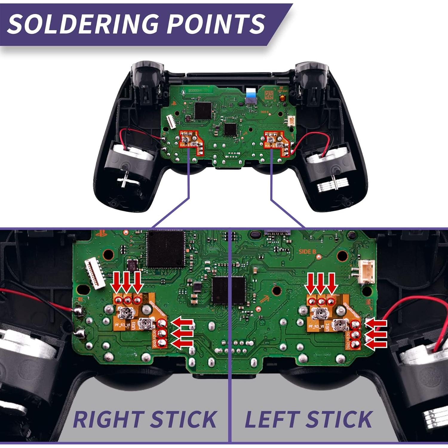 Kit Reparación Joystick eXtremeRate PS4 Slim Pro Drift Fix
