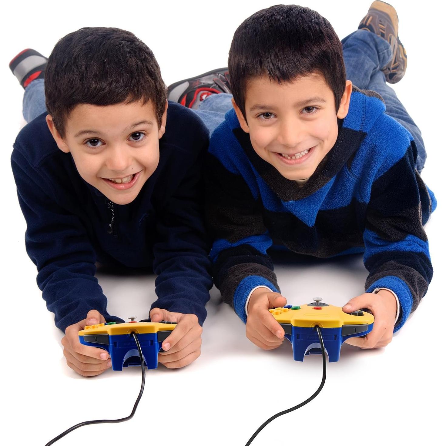 Controlador N64 miadore Amarillo y Azul para Consola