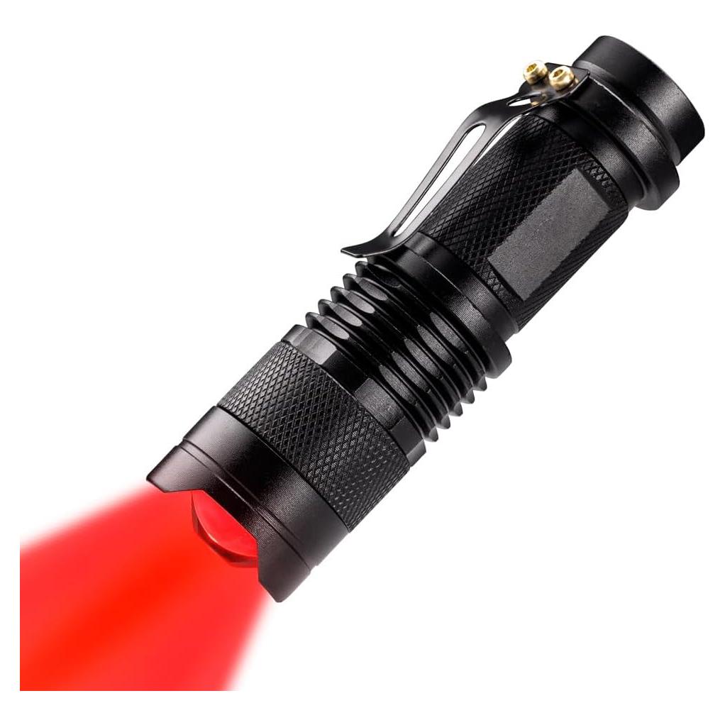 Linterna LED Roja de Alta Potencia WAYLLSHINE 137m