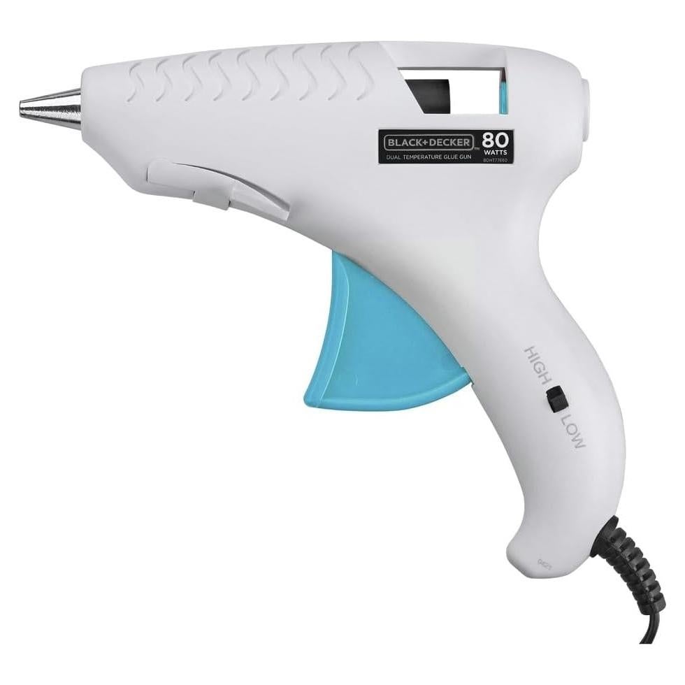 Pistola de Pegamento Caliente BLACK+DECKER BDHT70001 Blanca