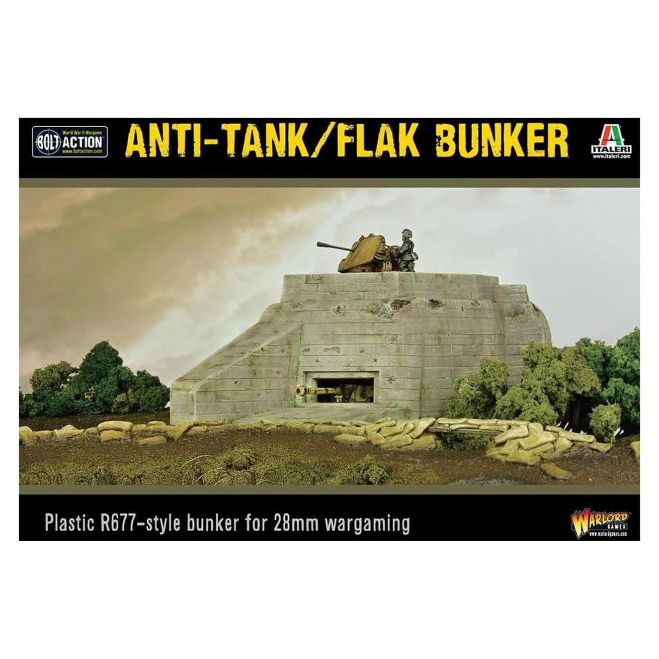 Bunker Flak R677 Warlord 1:56 WWII Modelo Plástico