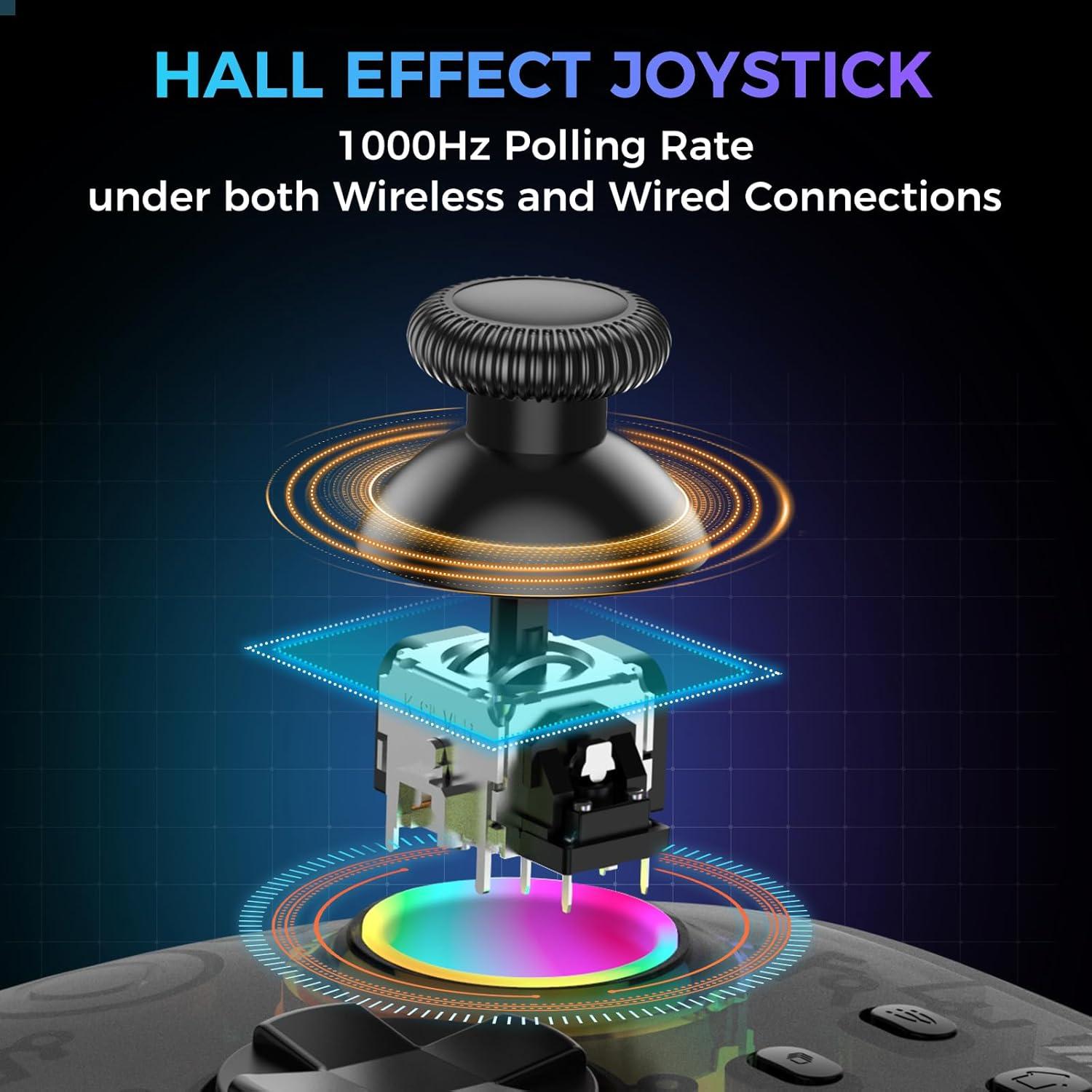 Controlador Inalámbrico Weutop Pro con Base de Carga y RGB