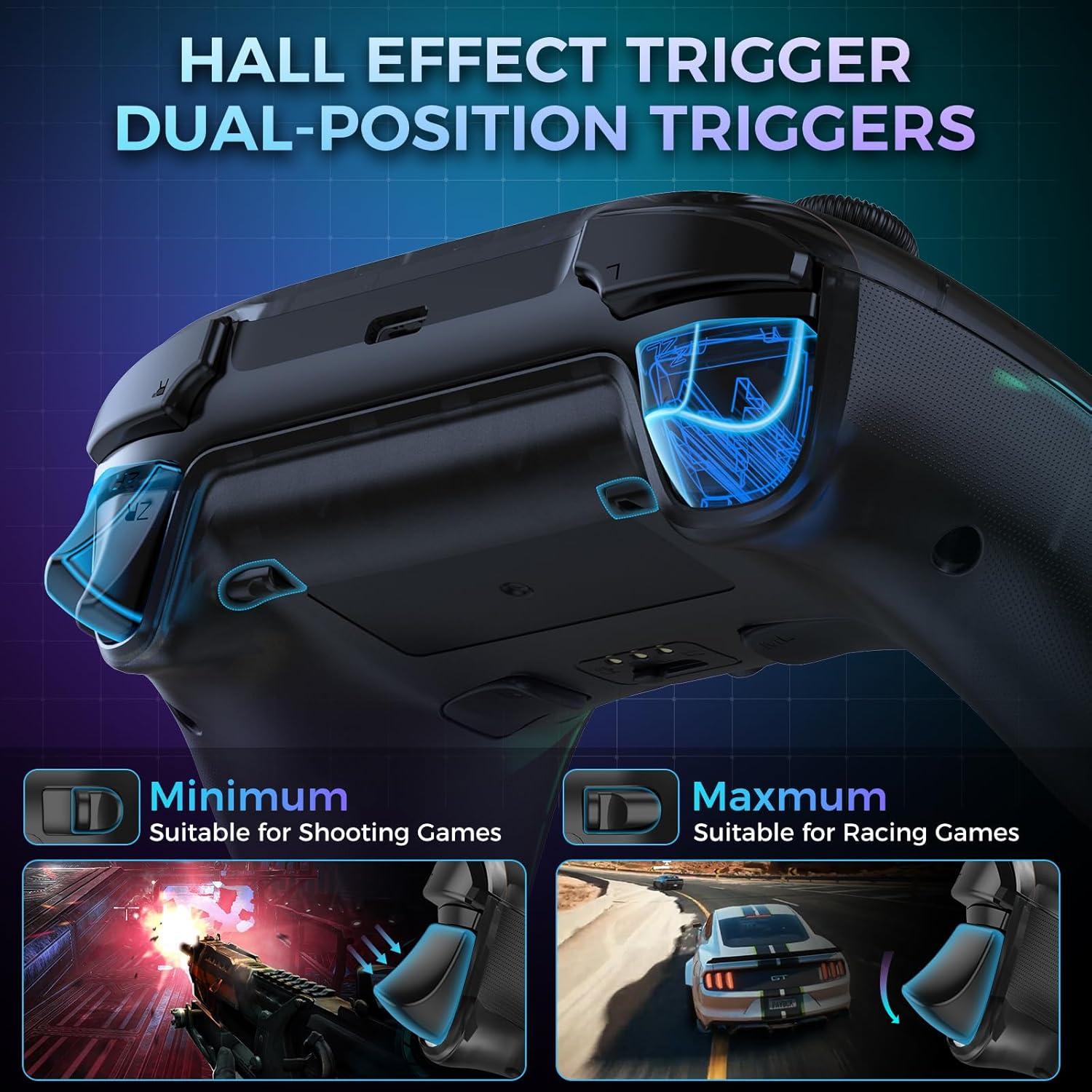 Controlador Inalámbrico Weutop Pro con Base de Carga y RGB