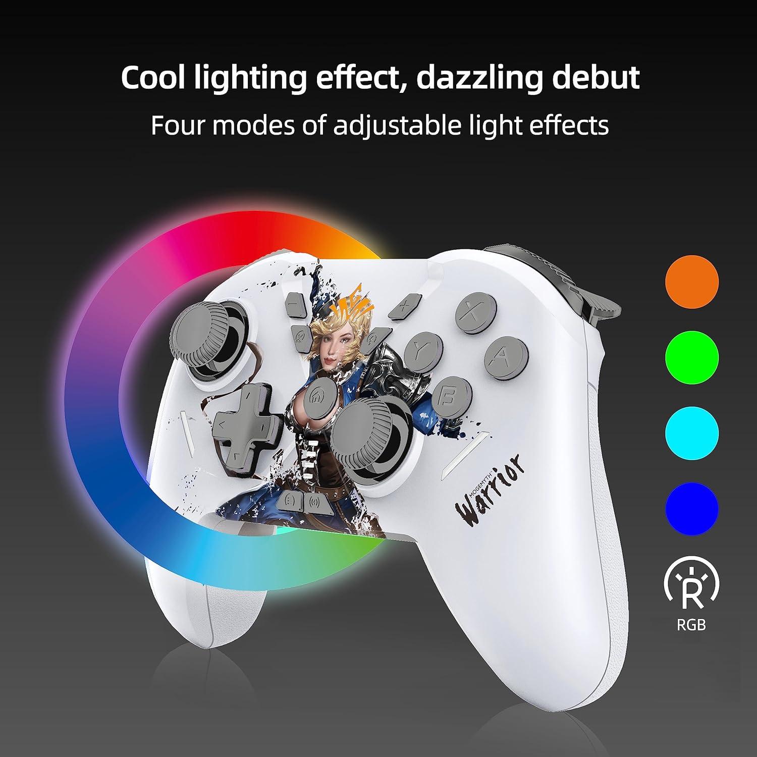 Controlador MOGEMYTH Inalámbrico con Vibración y RGB