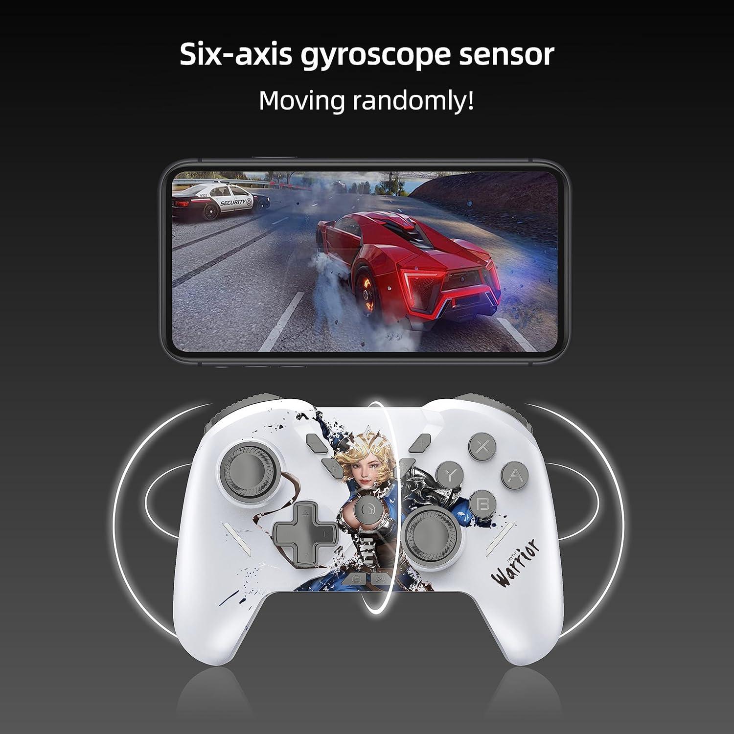 Controlador MOGEMYTH Inalámbrico con Vibración y RGB