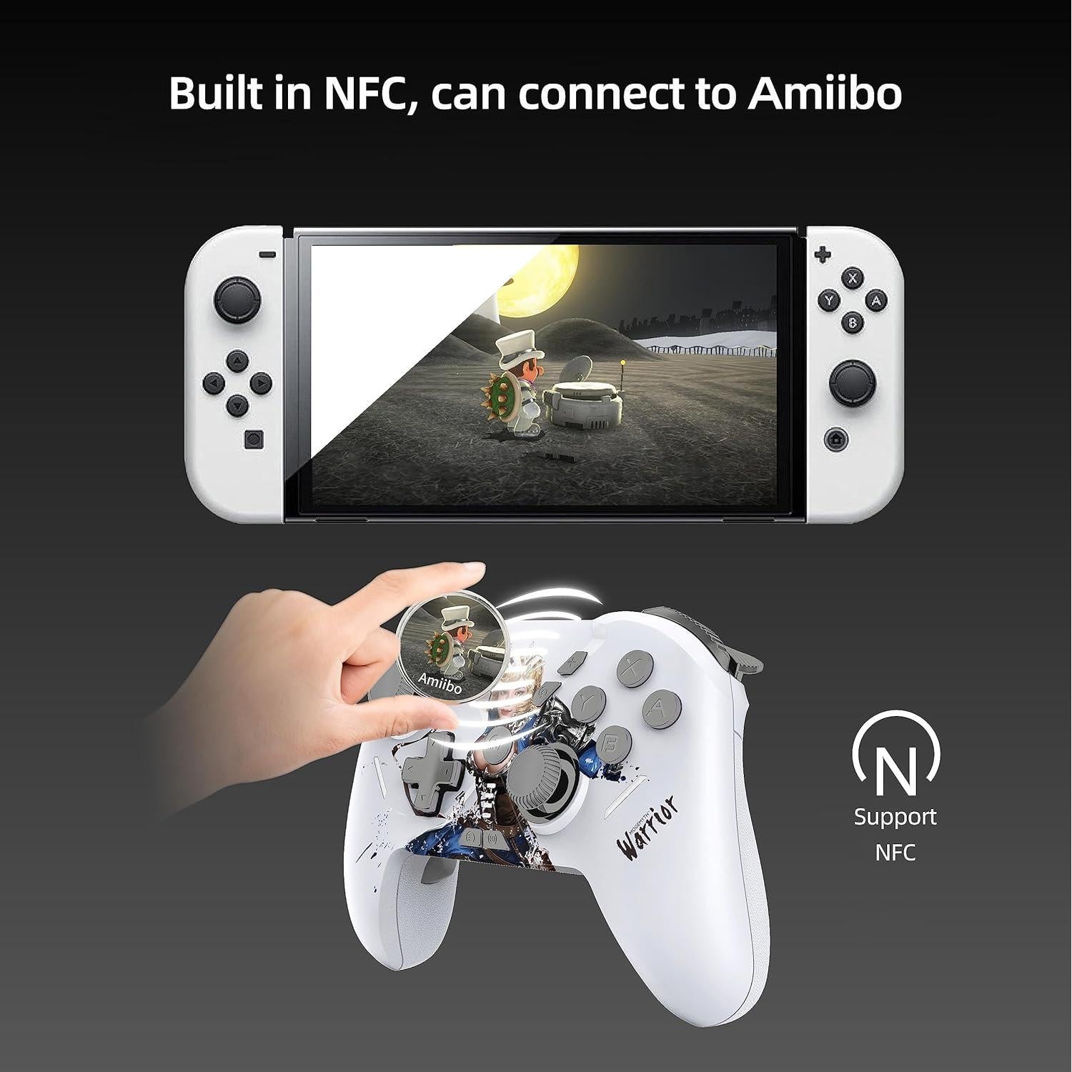 Controlador MOGEMYTH Inalámbrico con Vibración y RGB