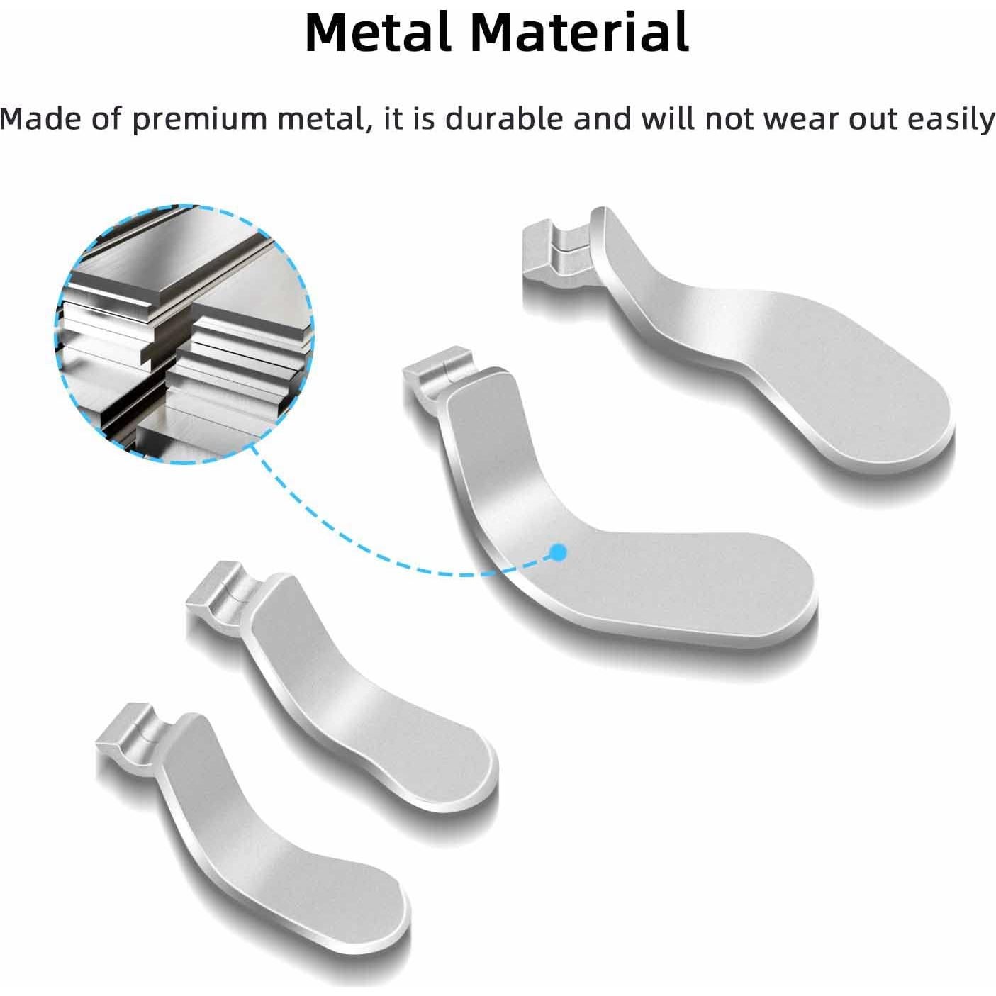 Palancas de Metal Mcbazel para Xbox Elite 2 - 4 Pcs Plata