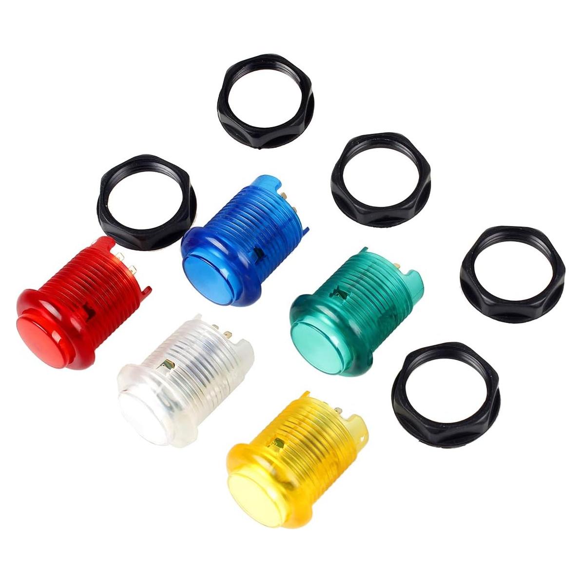 Botones LED Arcade EG STARTS 30mm 5V Iluminados DIY