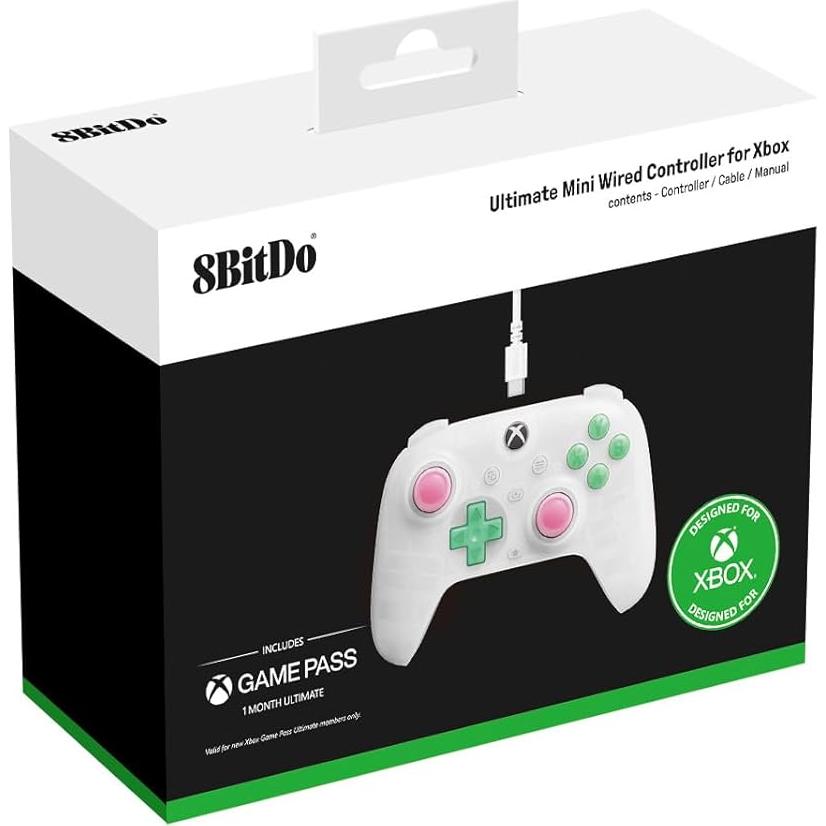 Controlador 8Bitdo Ultimate Mini RGB para Xbox y PC